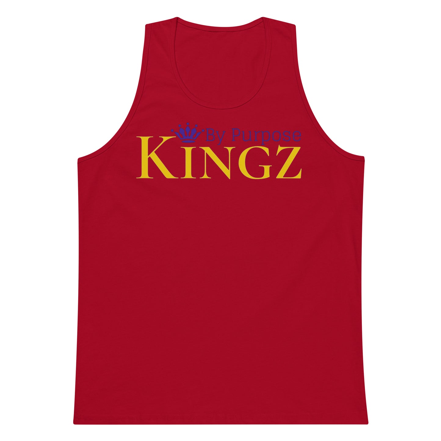 Kingz By Purpose Royal Combo (Gold/Purple/Purple) Premium Tank Top