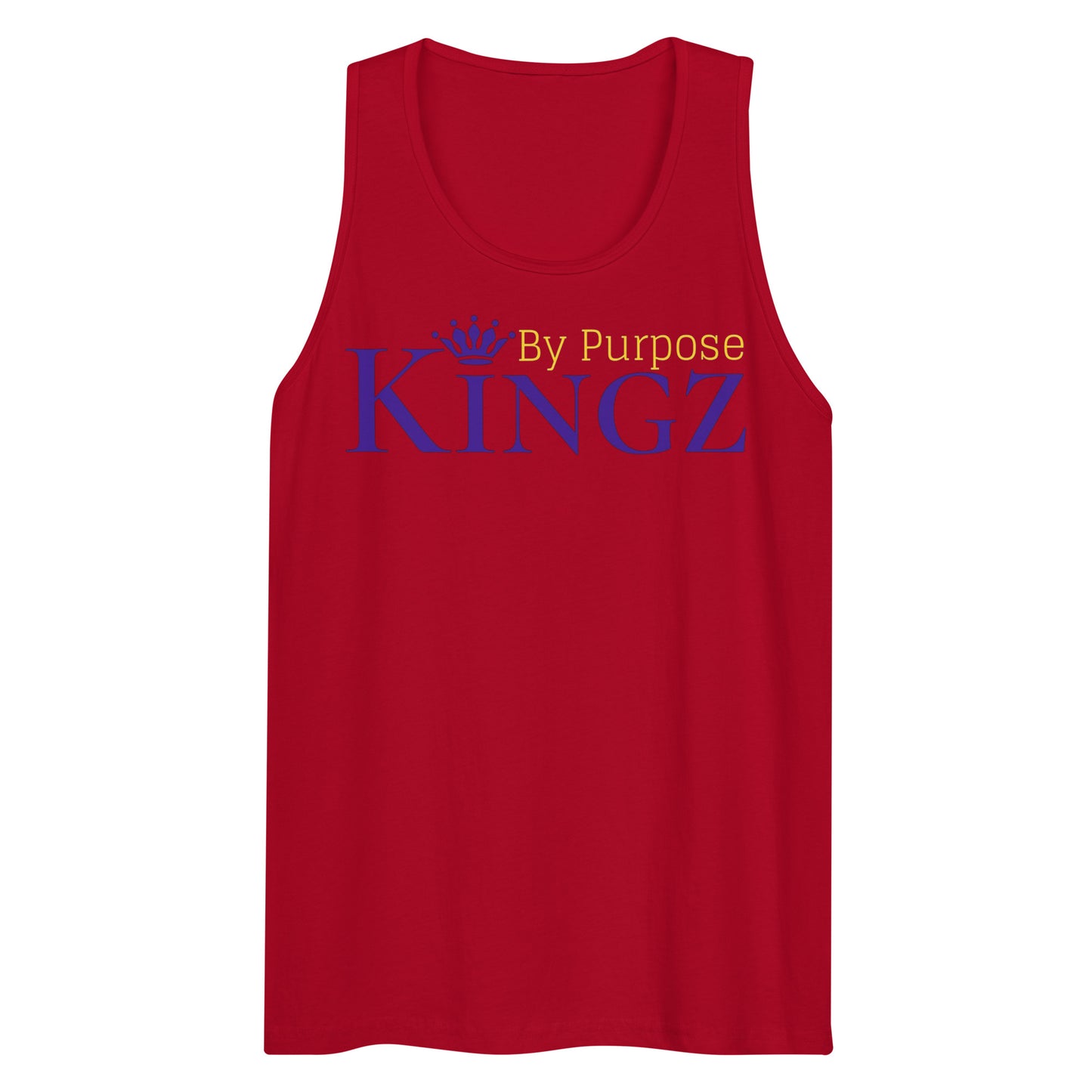 Kingz By Purpose Royal Combo (Purple/Gold/Purple) Premium Tank Top