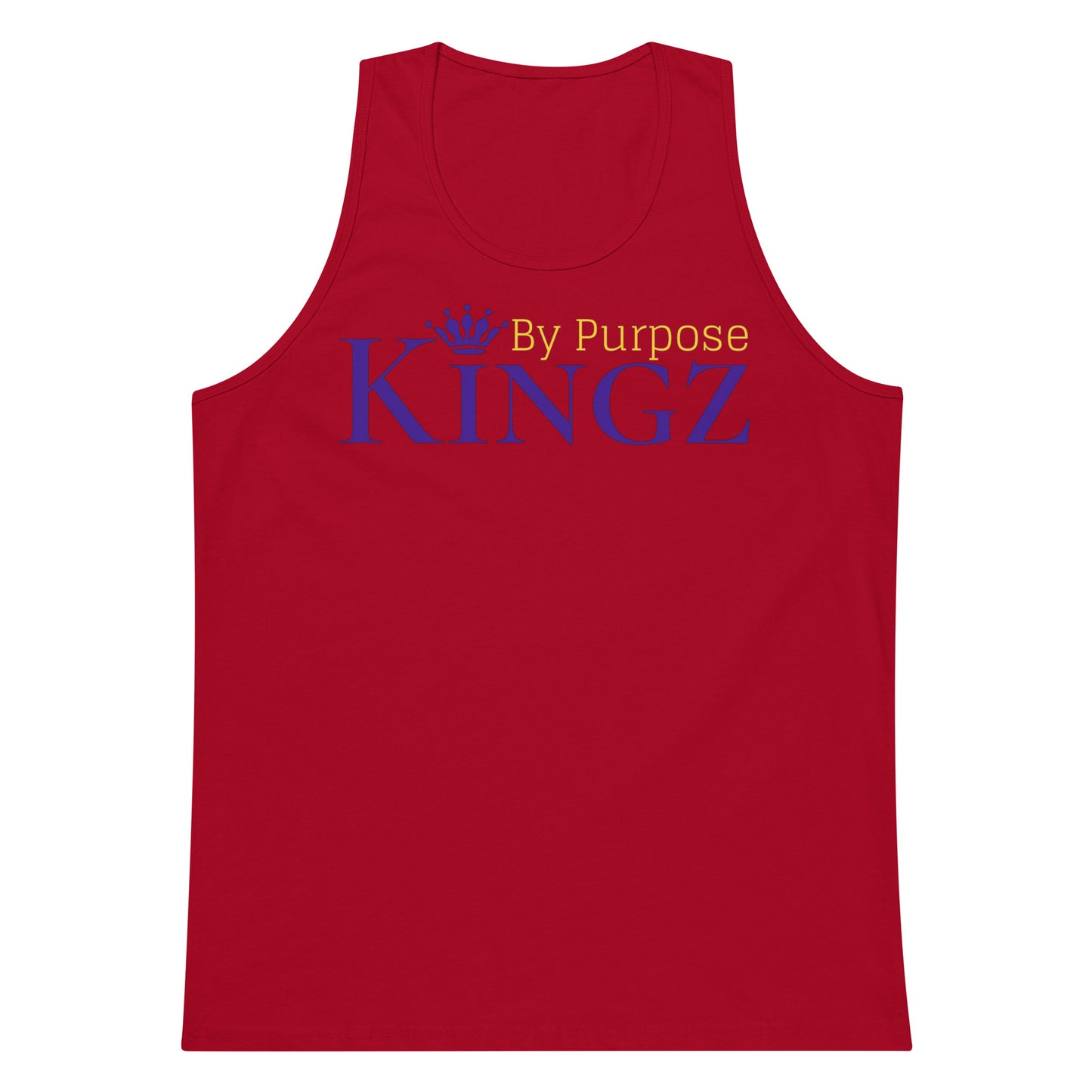 Kingz By Purpose Royal Combo (Purple/Gold/Purple) Premium Tank Top