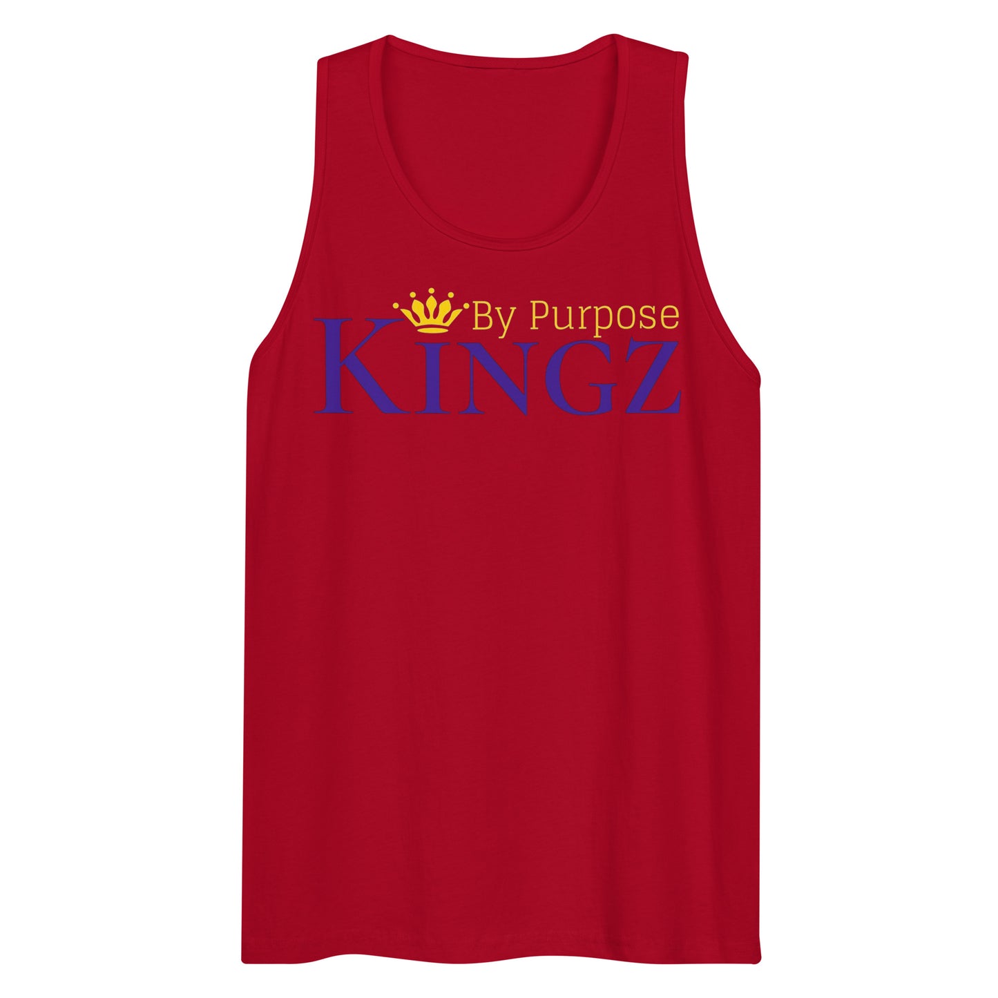 Kingz By Purpose Royal Combo (Lila/Gold/Gold) Premium Tank Top