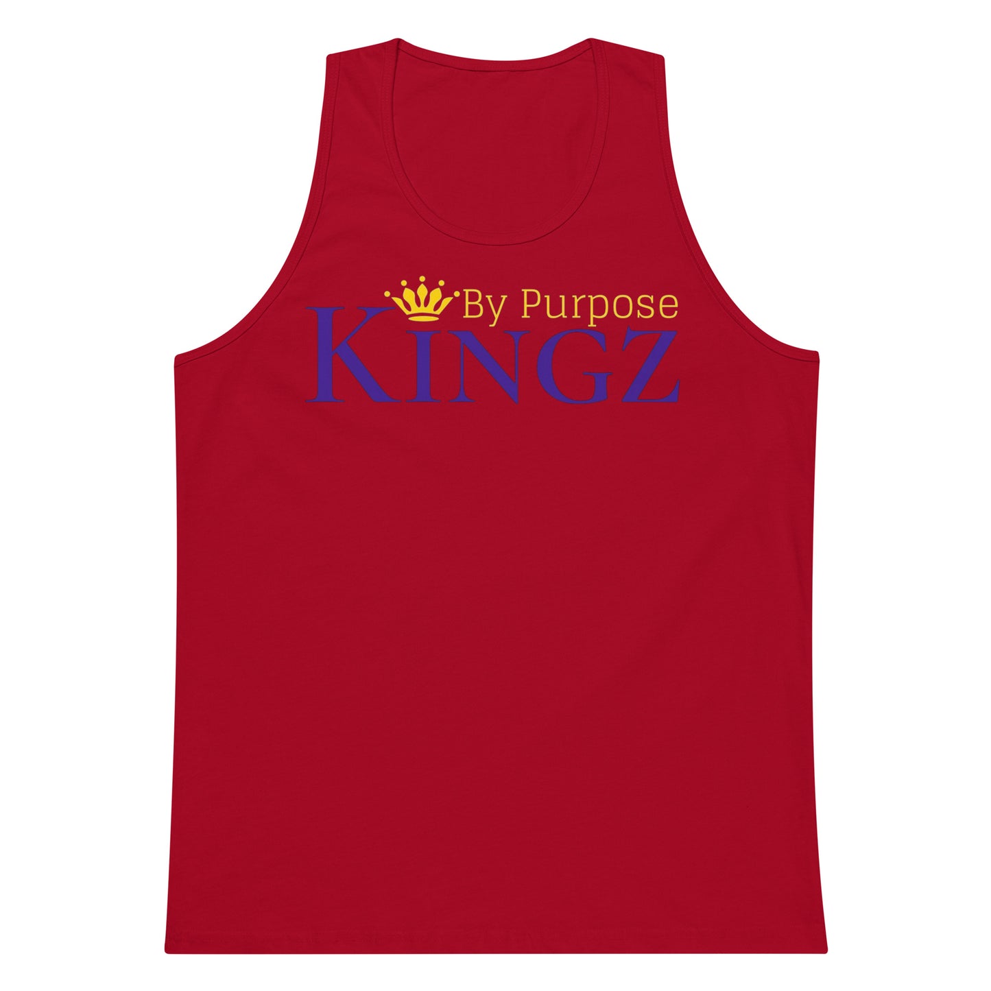 Kingz By Purpose Royal Combo (Lila/Gold/Gold) Premium Tank Top
