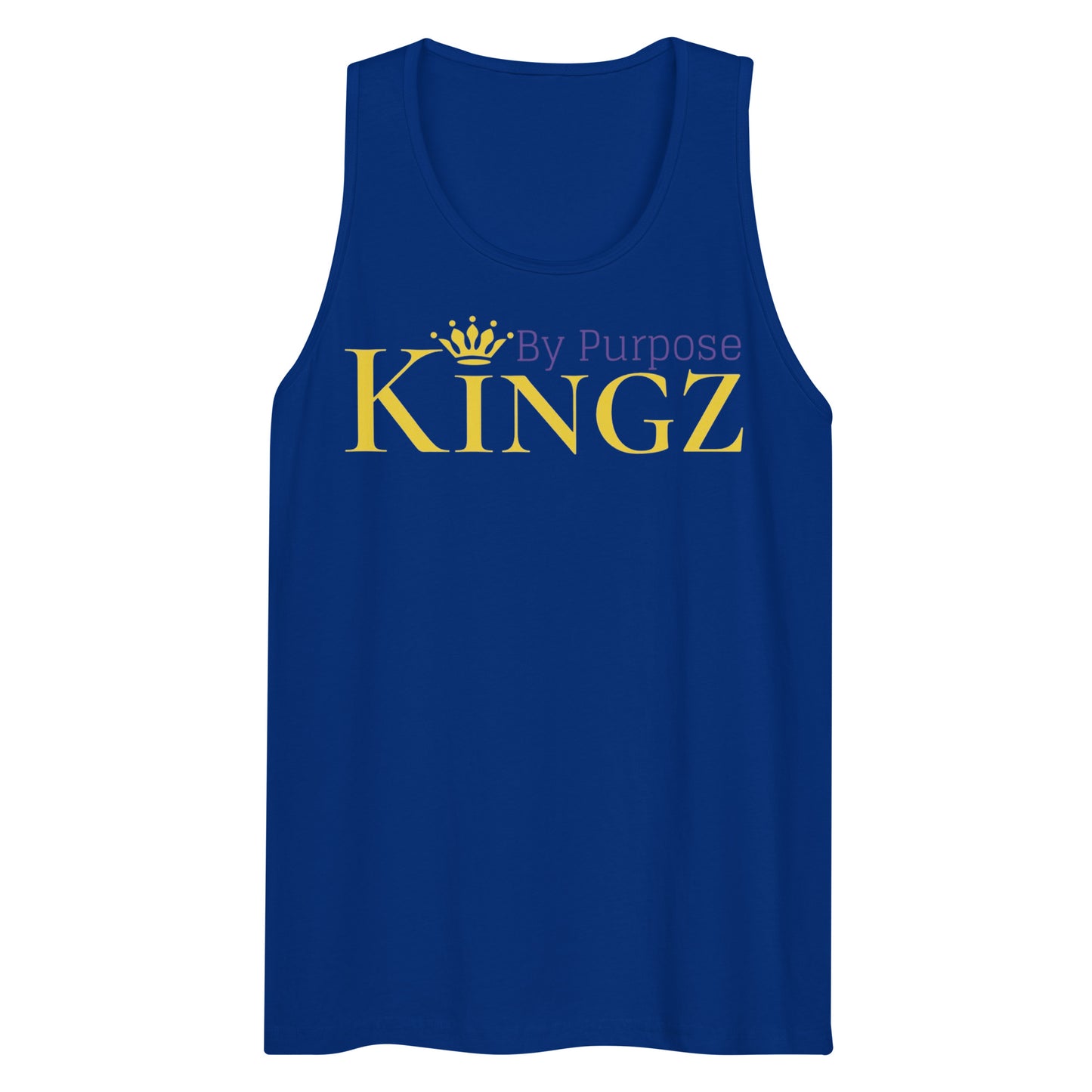 Kingz By Purpose Royal Combo (Gold/Purple/Gold) Premium Tank Top