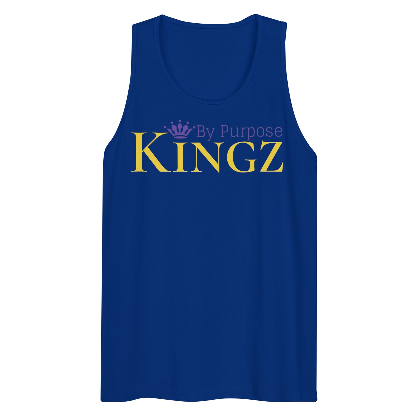 Kingz By Purpose Royal Combo (Gold/Purple/Purple) Premium Tank Top