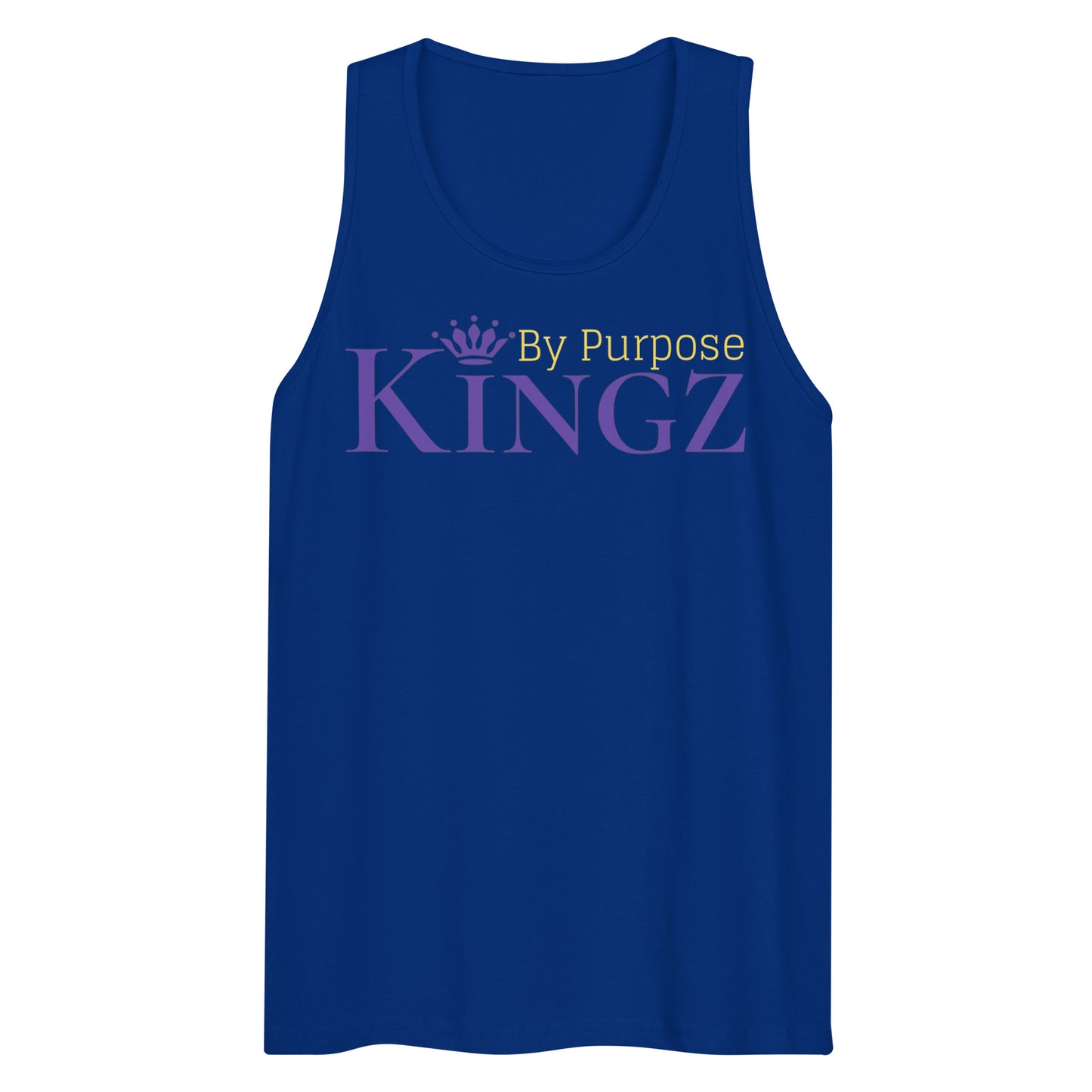 Kingz By Purpose Royal Combo (Purple/Gold/Purple) Premium Tank Top