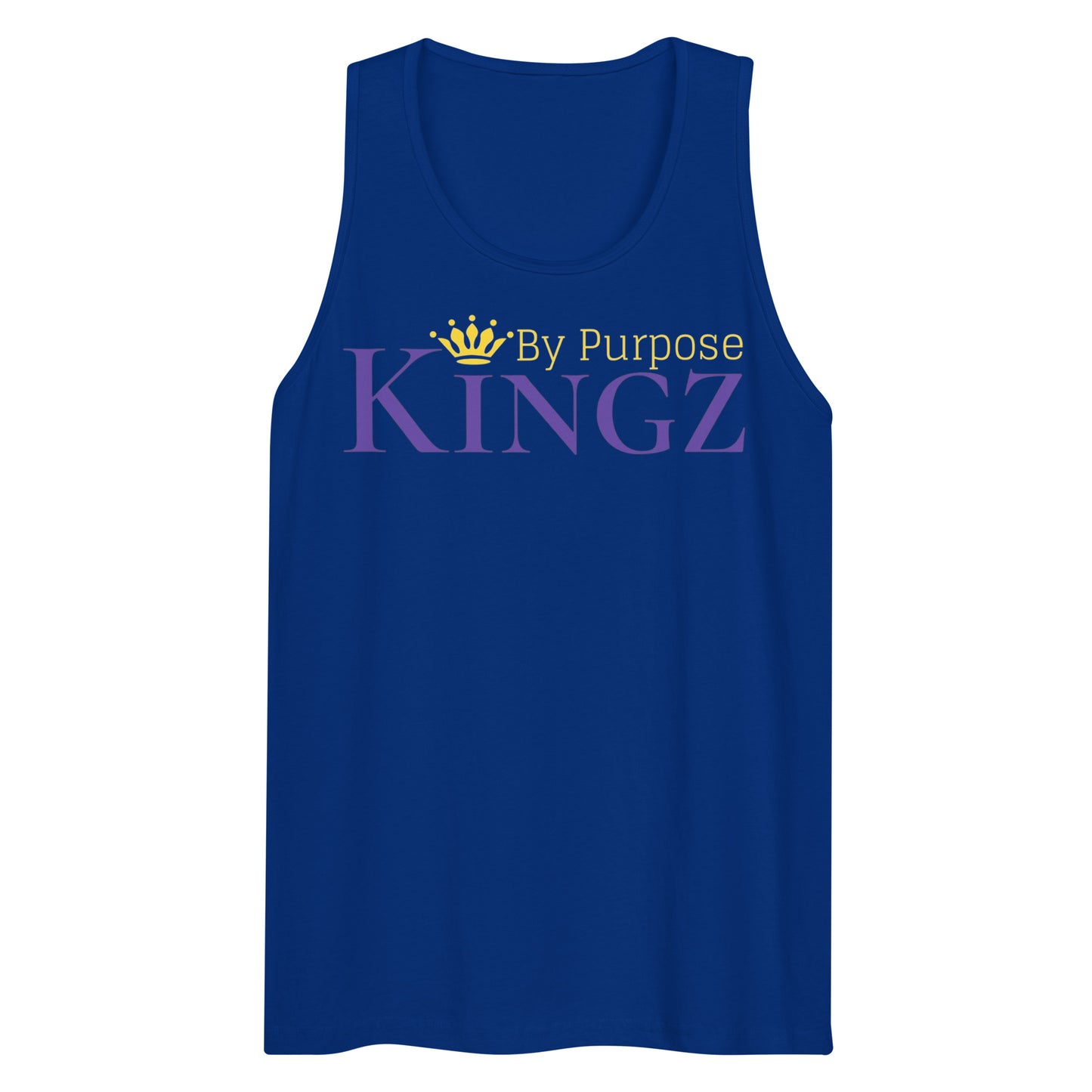 Kingz By Purpose Royal Combo (Lila/Gold/Gold) Premium Tank Top