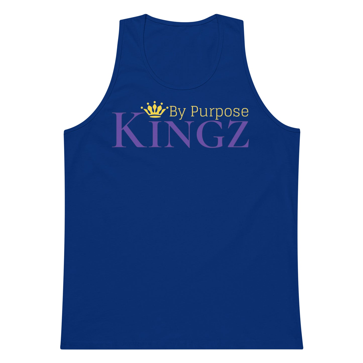 Kingz By Purpose Royal Combo (Lila/Gold/Gold) Premium Tank Top