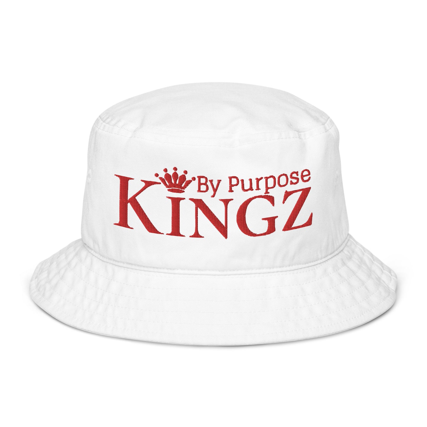 Kingz By Purpose Wolfpack/Red Organic Bucket Hat
