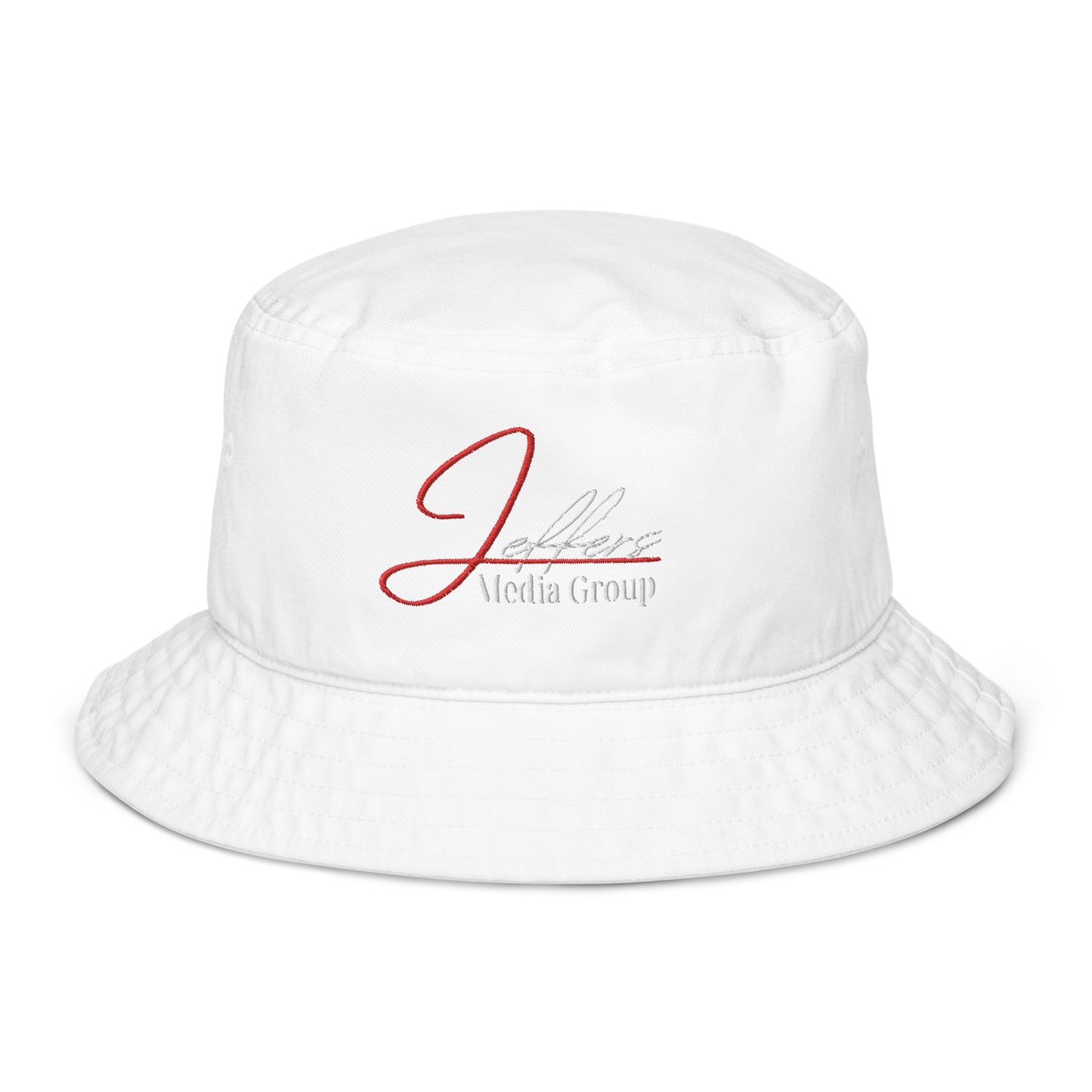 Jeffers Media Group Rojo J/Blanco (Sombrero de pescador orgánico)