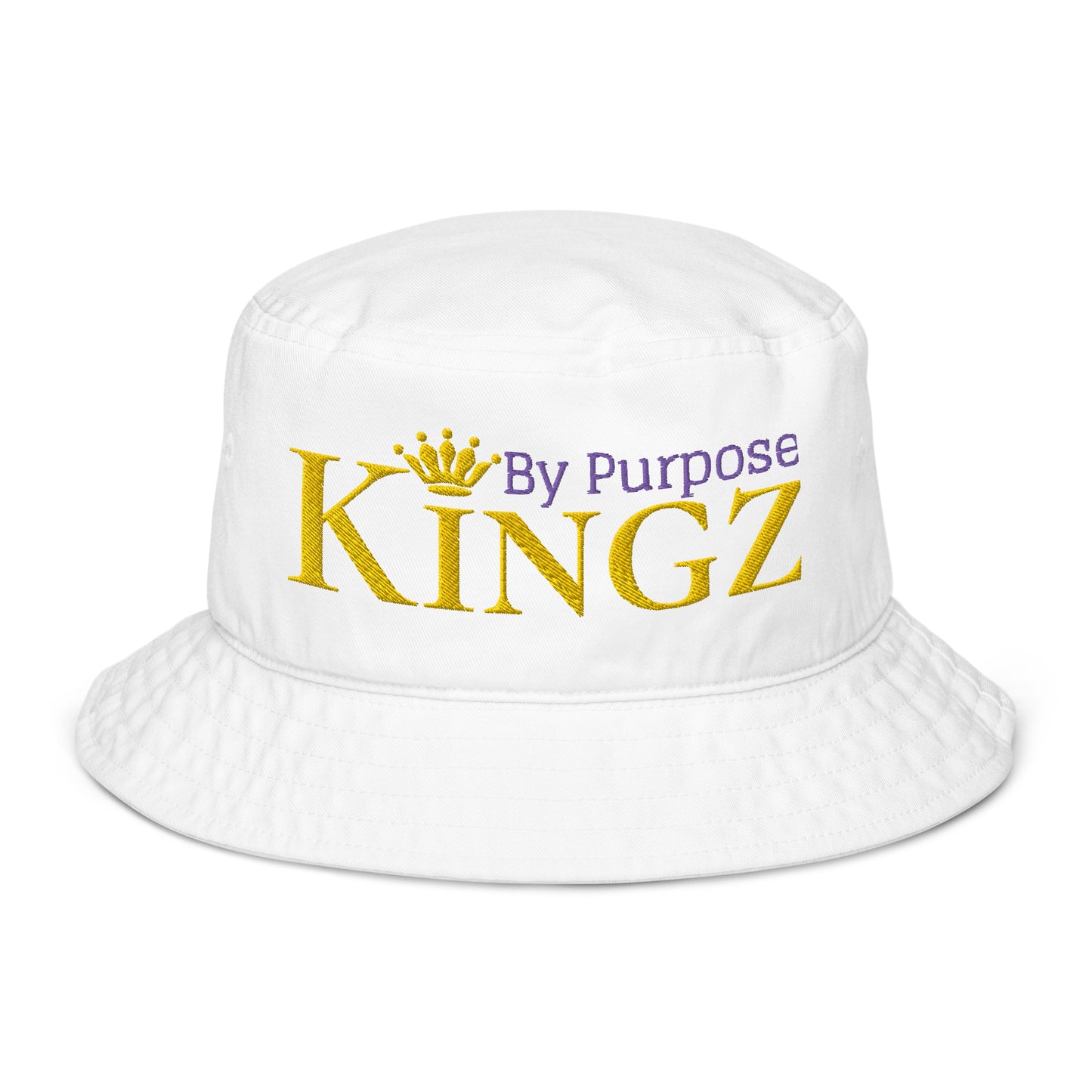 Kingz By Purpose Royal Combo (Gold/Purple/Gold) Organic Bucket Hat