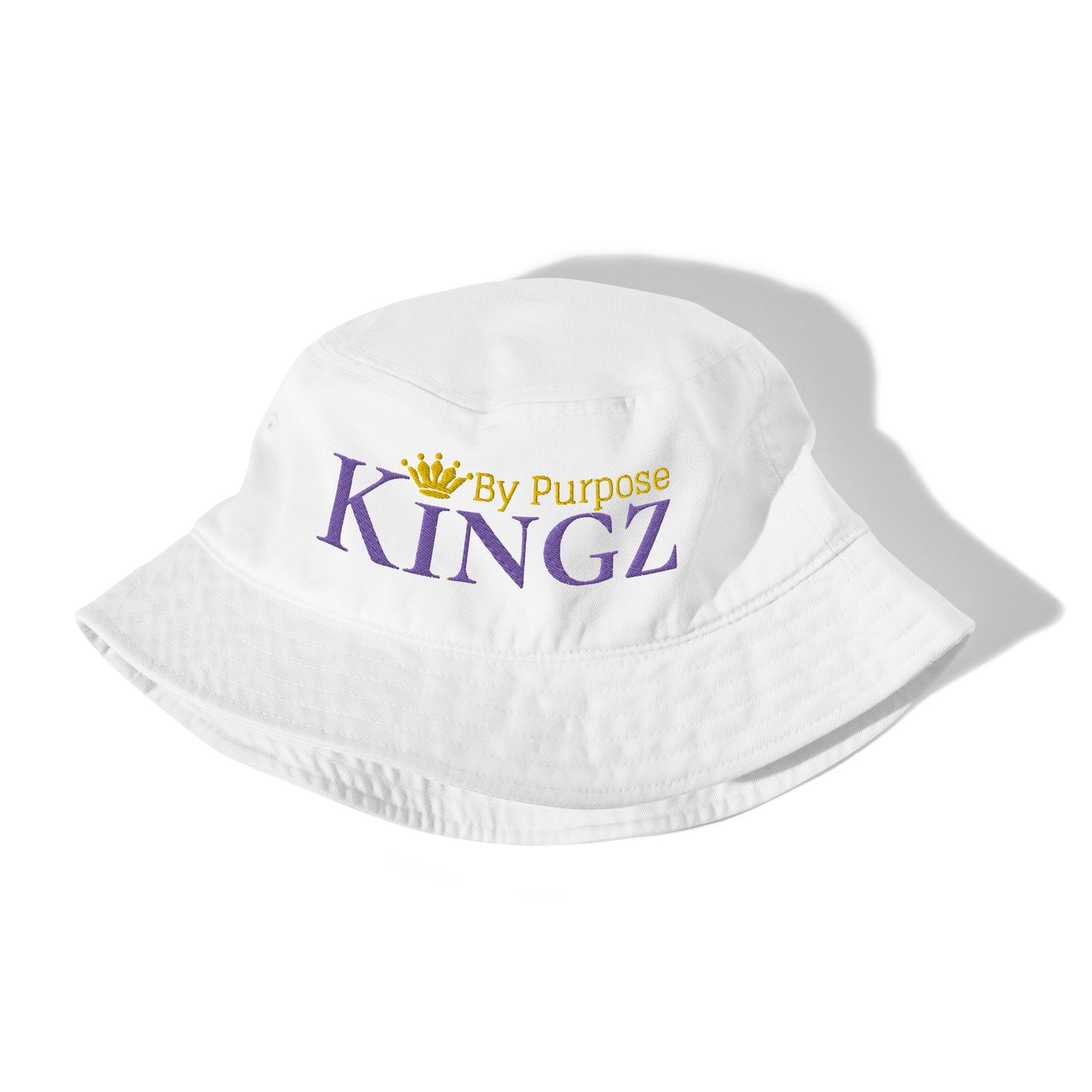 Kingz By Purpose Royal Combo (Purple/Gold/Gold) Organic Bucket Hat
