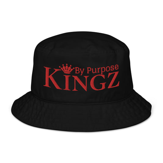 Kingz By Purpose Wolfpack/Sombrero de pescador orgánico rojo