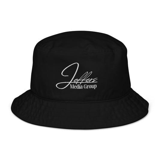 Jeffers Media Group White (Organic Bucket Hat)