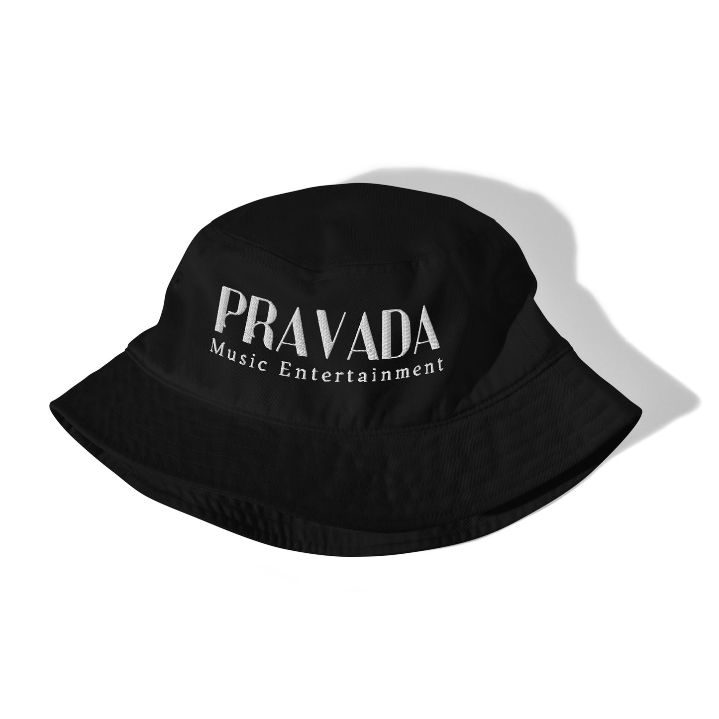 Pravada Music Entertainment White (Organic Bucket Hat)