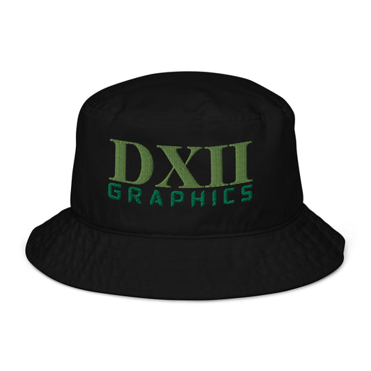 DXII/512 Graphics Kiwi Green/Kelly Green (Organic Bucket Hat)