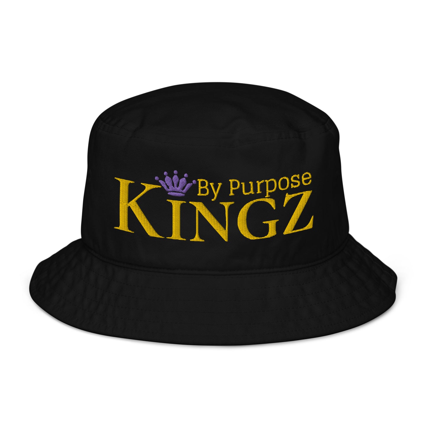 Kingz By Purpose Royal Combo (Gold/Gold/Purple) Organic Bucket Hat