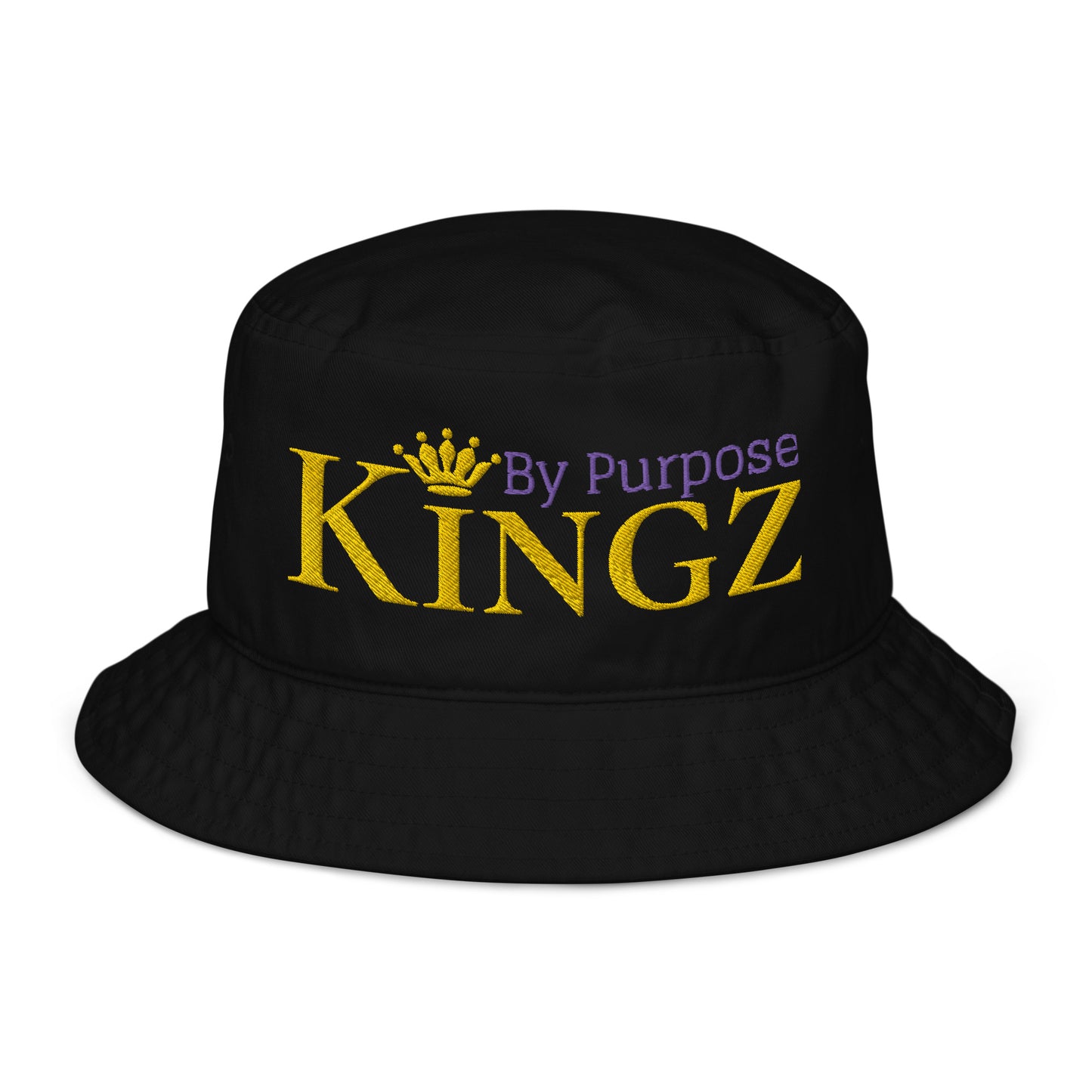 Kingz By Purpose Royal Combo (Gold/Purple/Gold) Organic Bucket Hat