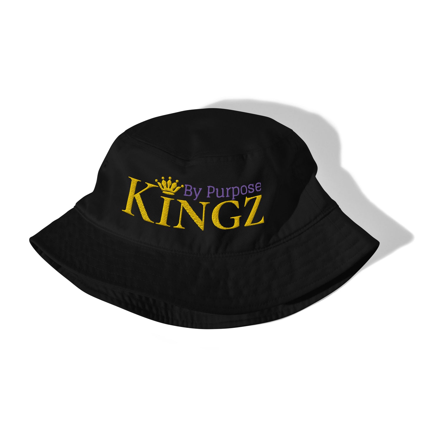 Kingz By Purpose Royal Combo (Gold/Purple/Gold) Organic Bucket Hat