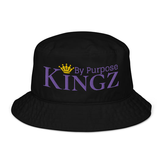 Sombrero de pescador orgánico Kingz By Purpose Royal Combo (púrpura/púrpura/dorado)