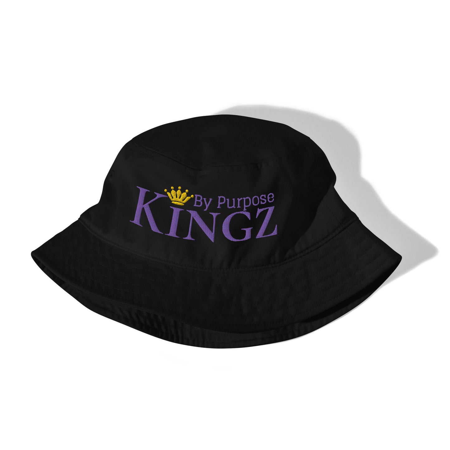 Sombrero de pescador orgánico Kingz By Purpose Royal Combo (púrpura/púrpura/dorado)