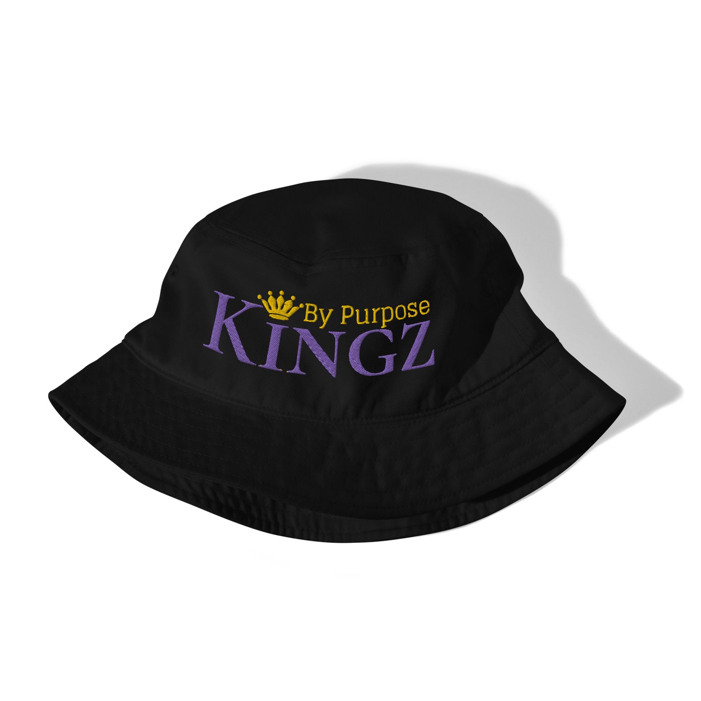 Kingz By Purpose Royal Combo (Purple/Gold/Gold) Organic Bucket Hat