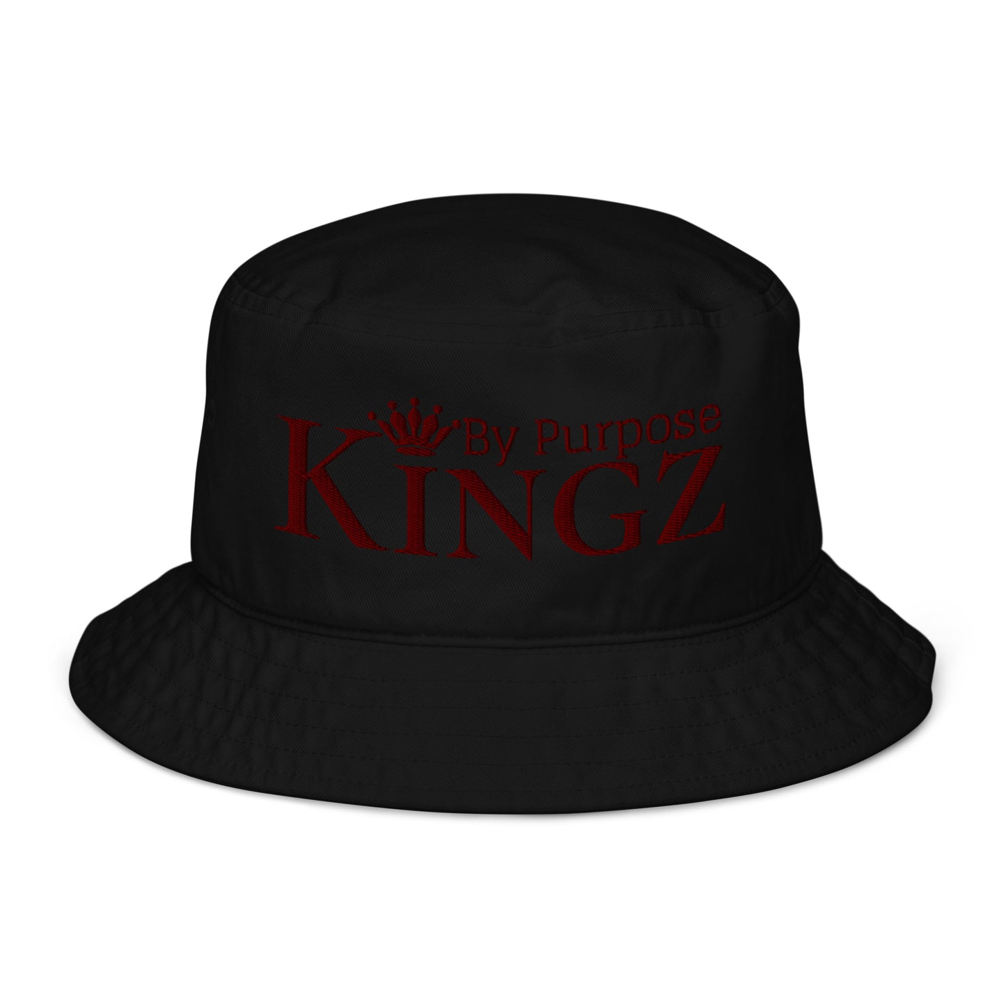 Kingz By Purpose Maroon Organic Bucket Hat