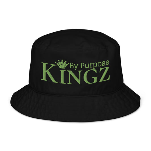 Gorro de pescador orgánico verde kiwi de Kingz By Purpose