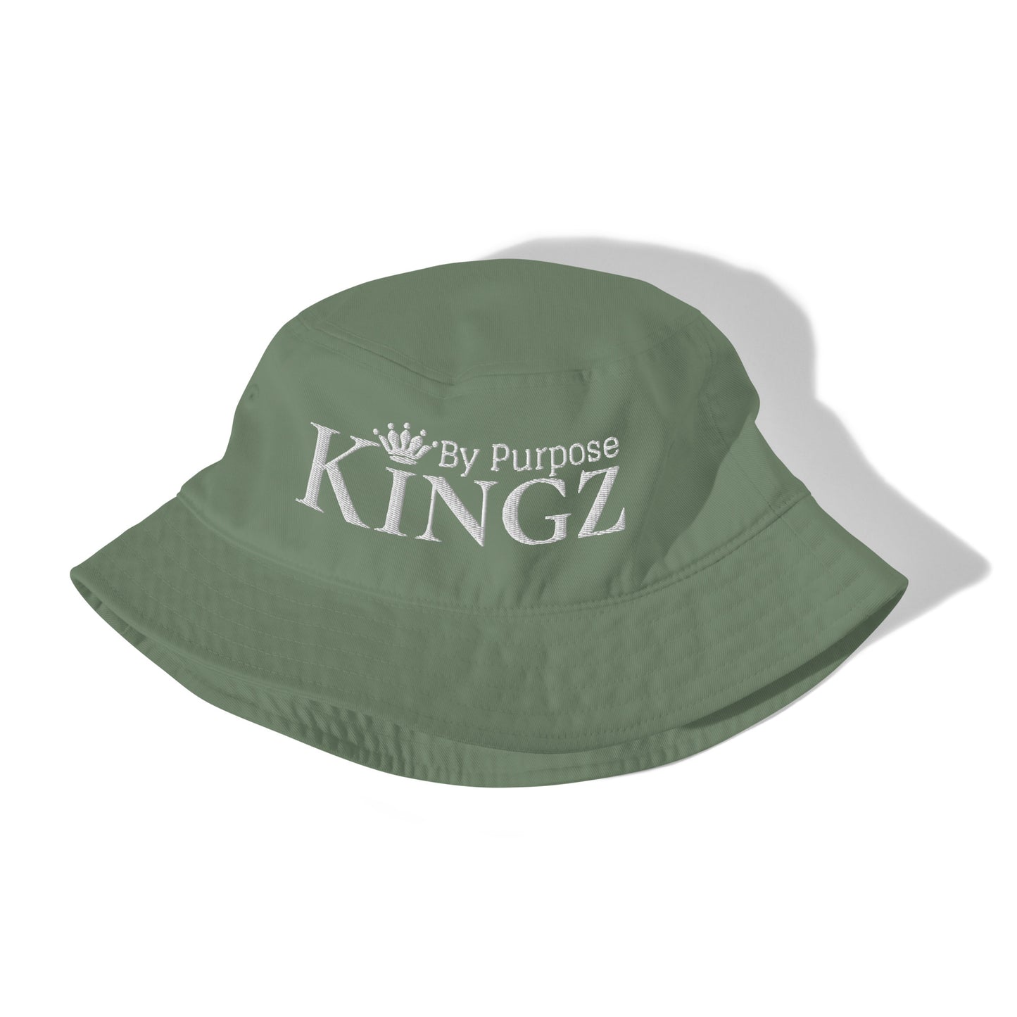 Kingz By Purpose White Organic Bucket Hat