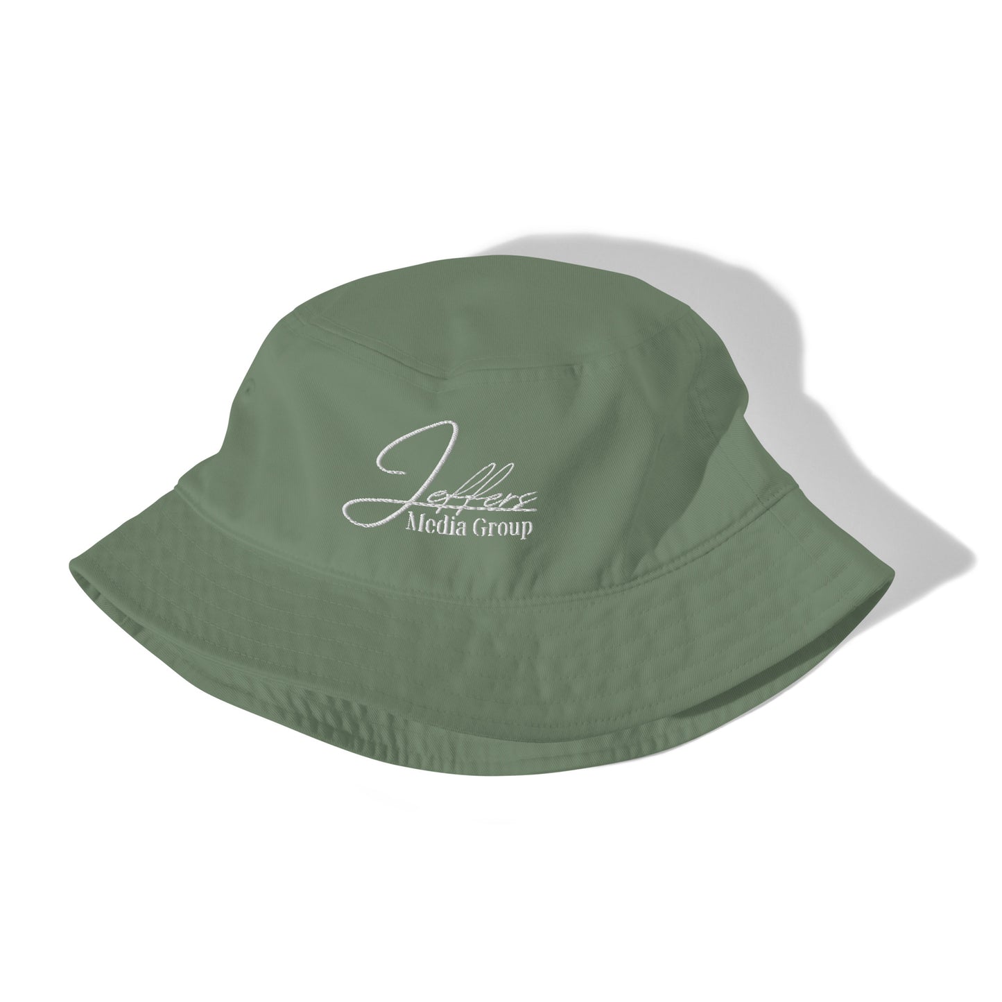 Jeffers Media Group White (Organic Bucket Hat)