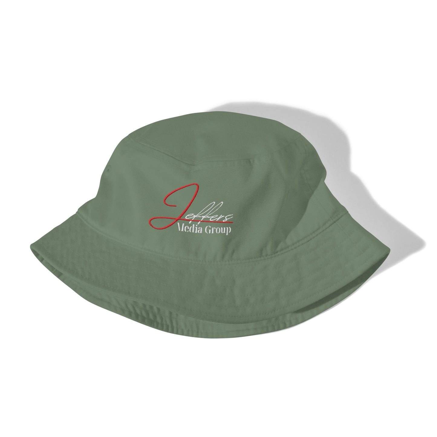 Jeffers Media Group Rojo J/Blanco (Sombrero de pescador orgánico)