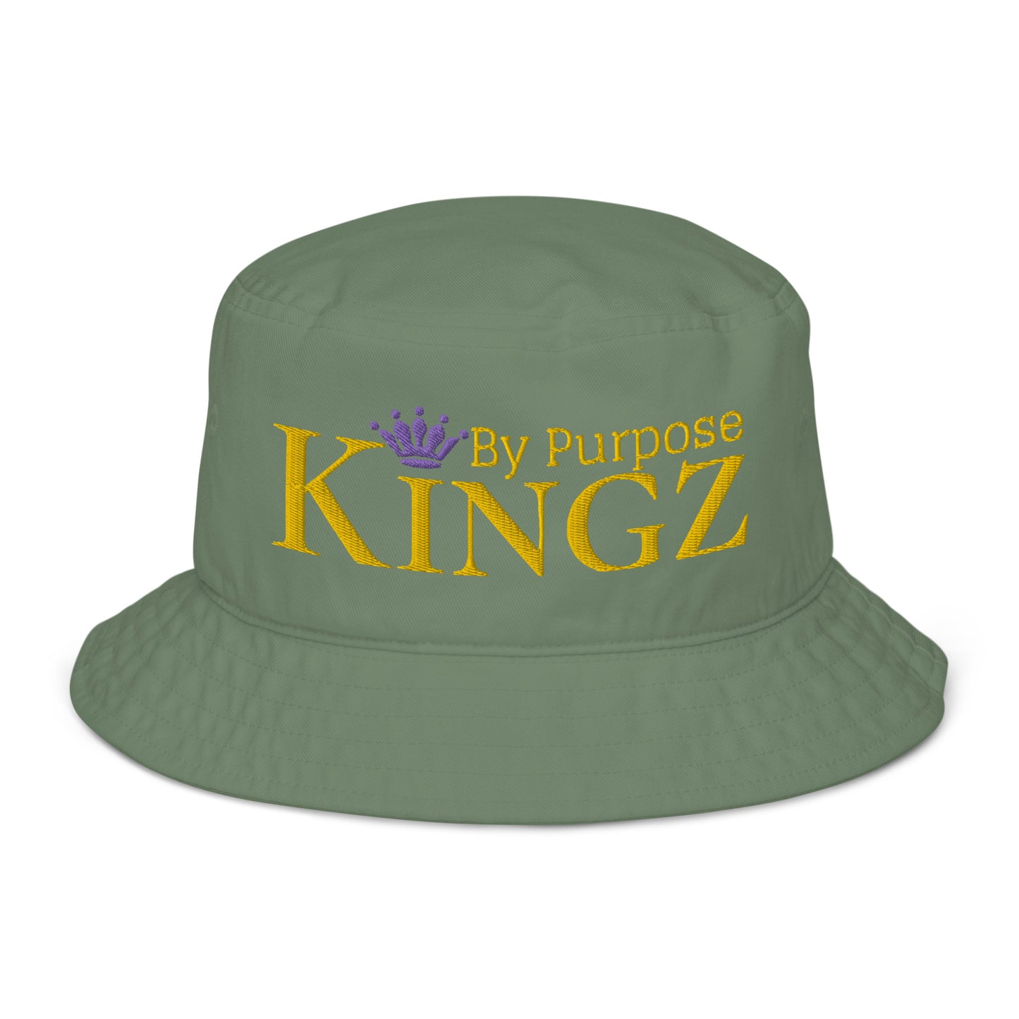 Kingz By Purpose Royal Combo (Gold/Gold/Purple) Organic Bucket Hat