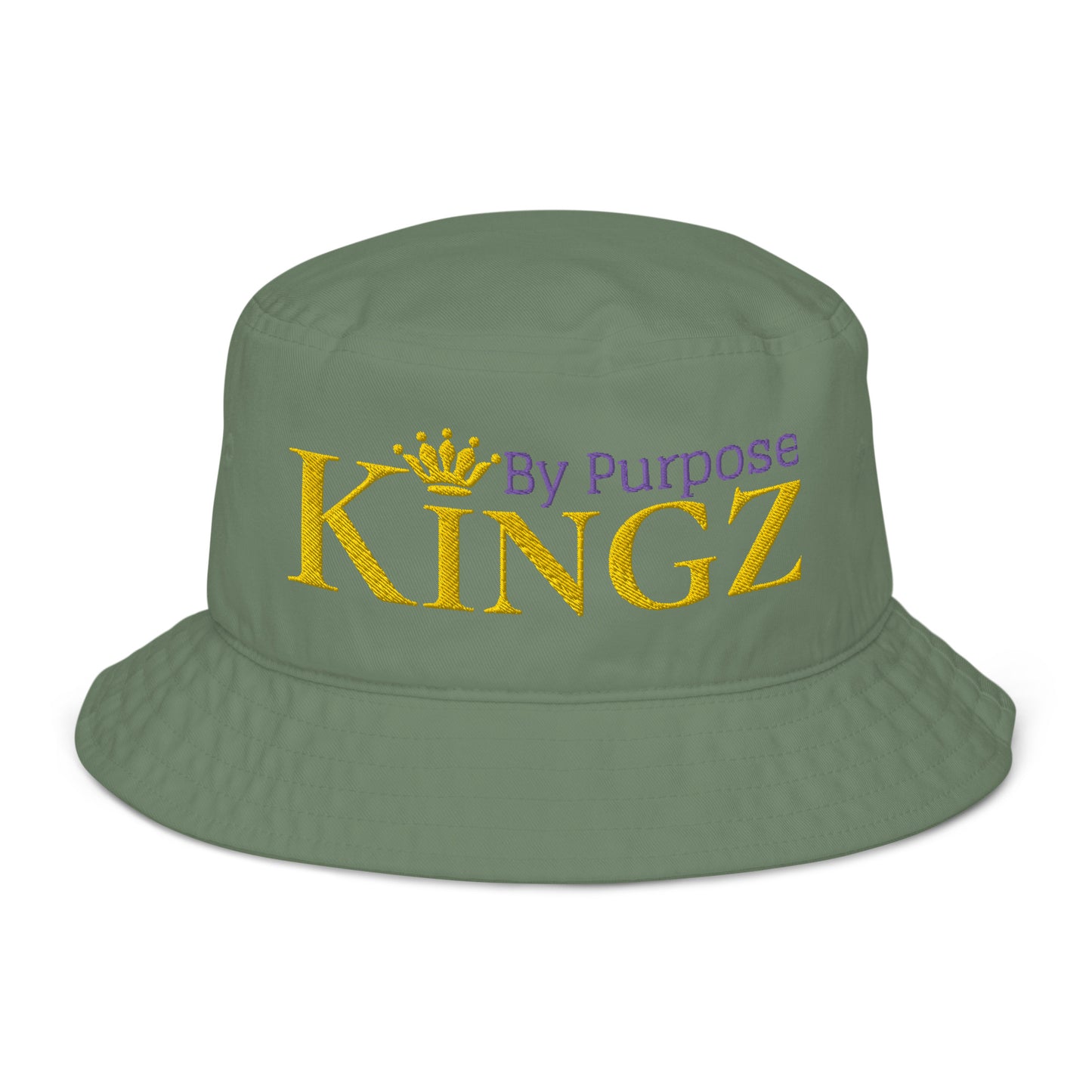 Kingz By Purpose Royal Combo (Gold/Purple/Gold) Organic Bucket Hat