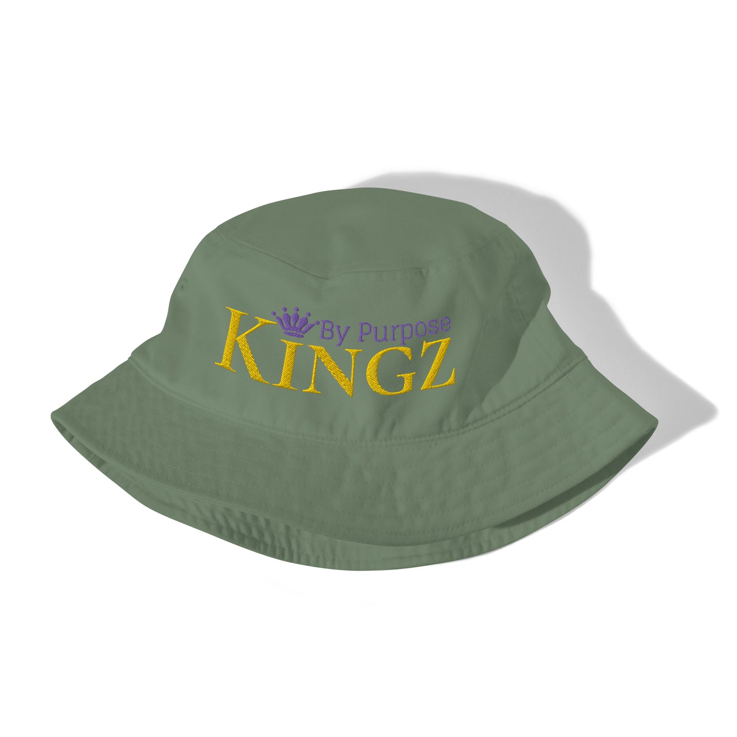 Sombrero de pescador orgánico Kingz By Purpose Royal Combo (dorado/púrpura/púrpura)