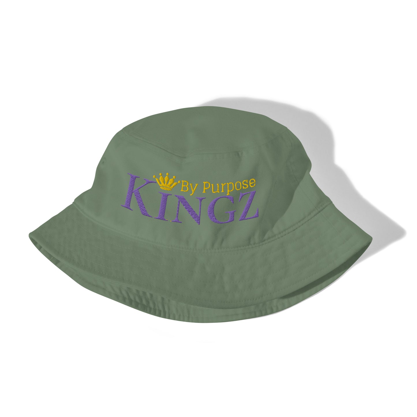 Kingz By Purpose Royal Combo (Purple/Gold/Gold) Organic Bucket Hat