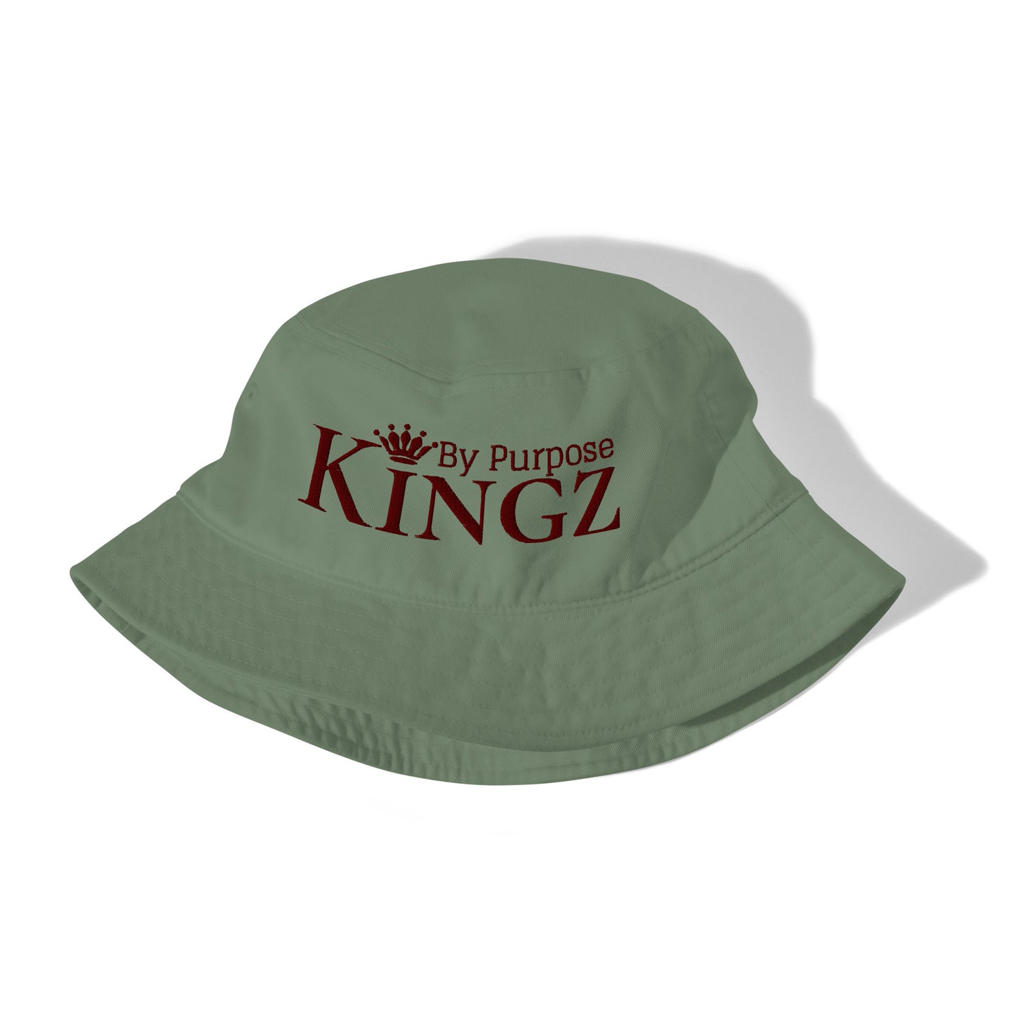 Kingz By Purpose Maroon Organic Bucket Hat