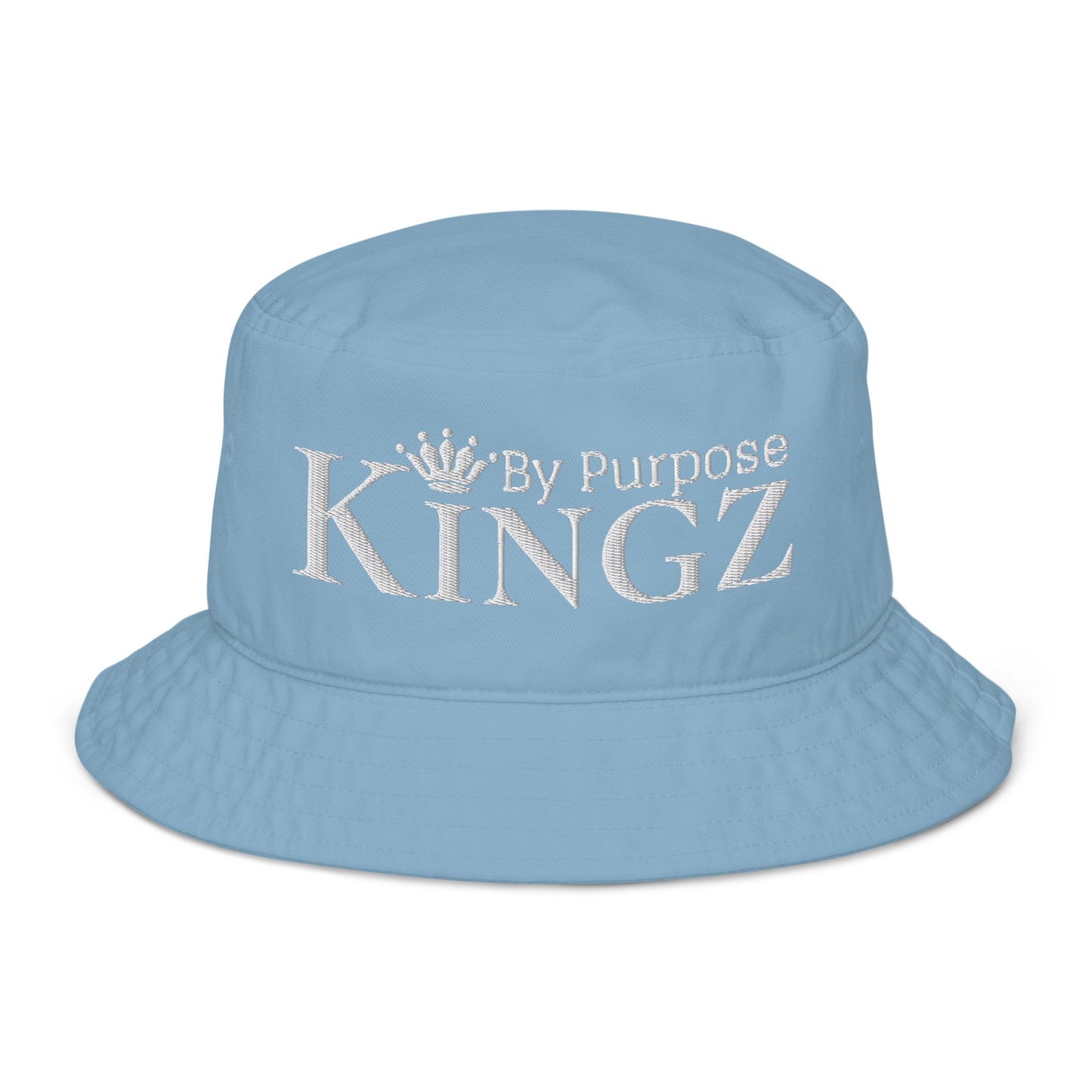Kingz By Purpose White Organic Bucket Hat