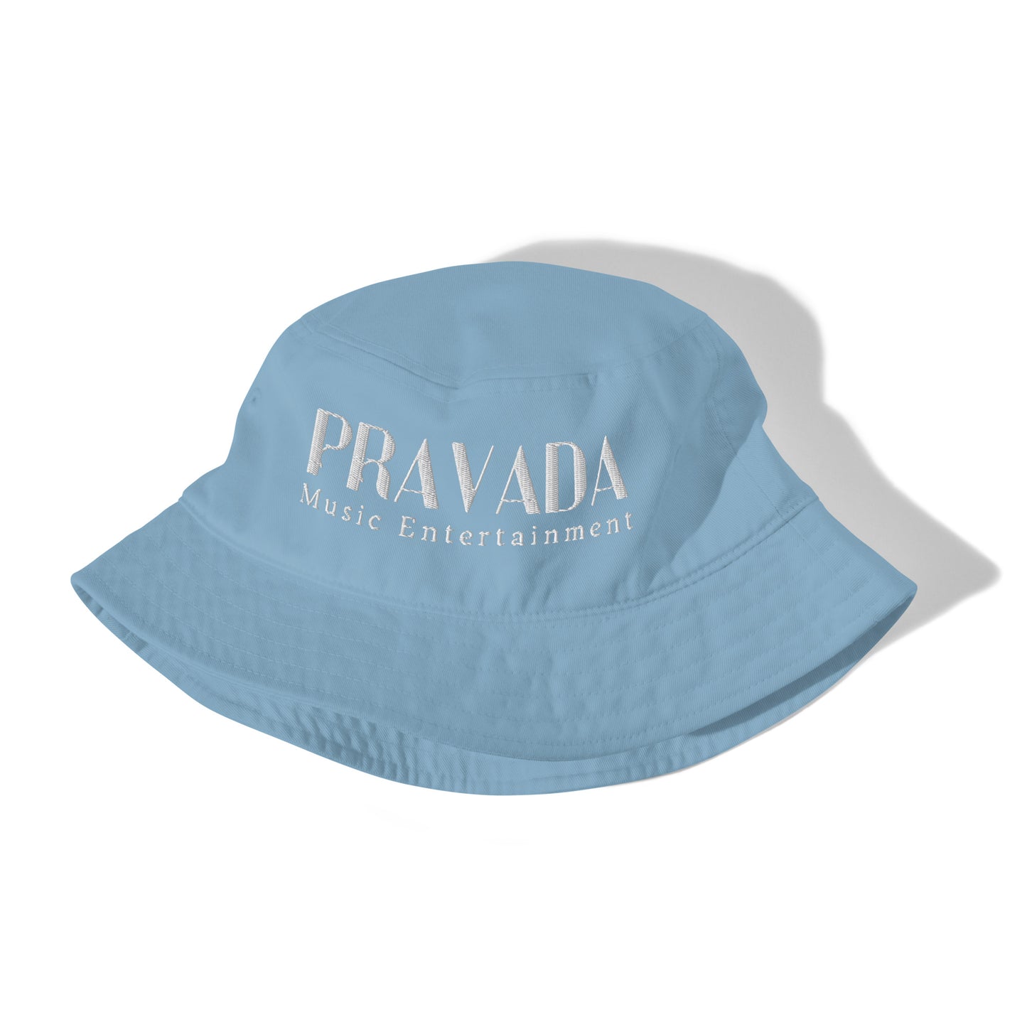 Pravada Music Entertainment White (Organic Bucket Hat)
