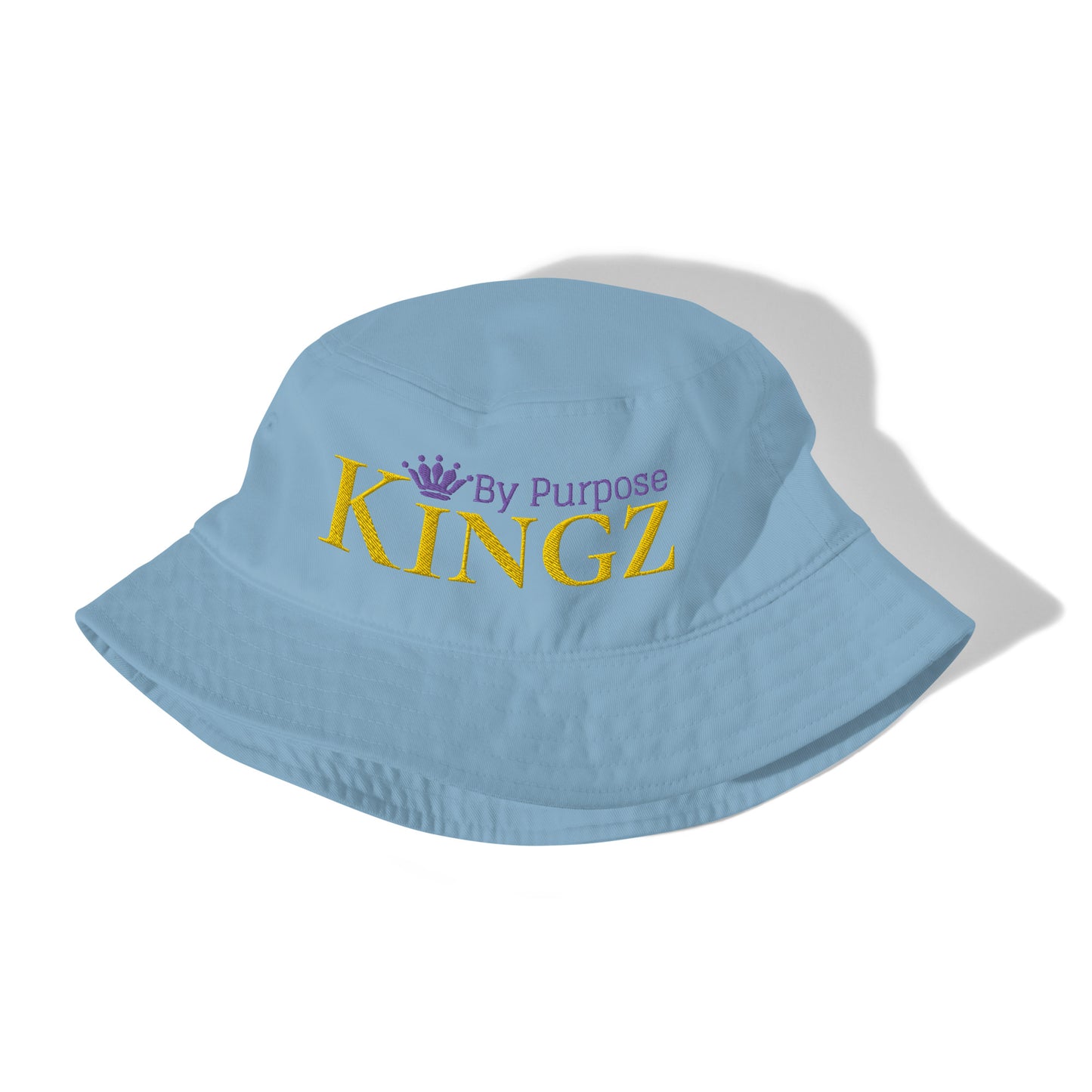 Sombrero de pescador orgánico Kingz By Purpose Royal Combo (dorado/púrpura/púrpura)