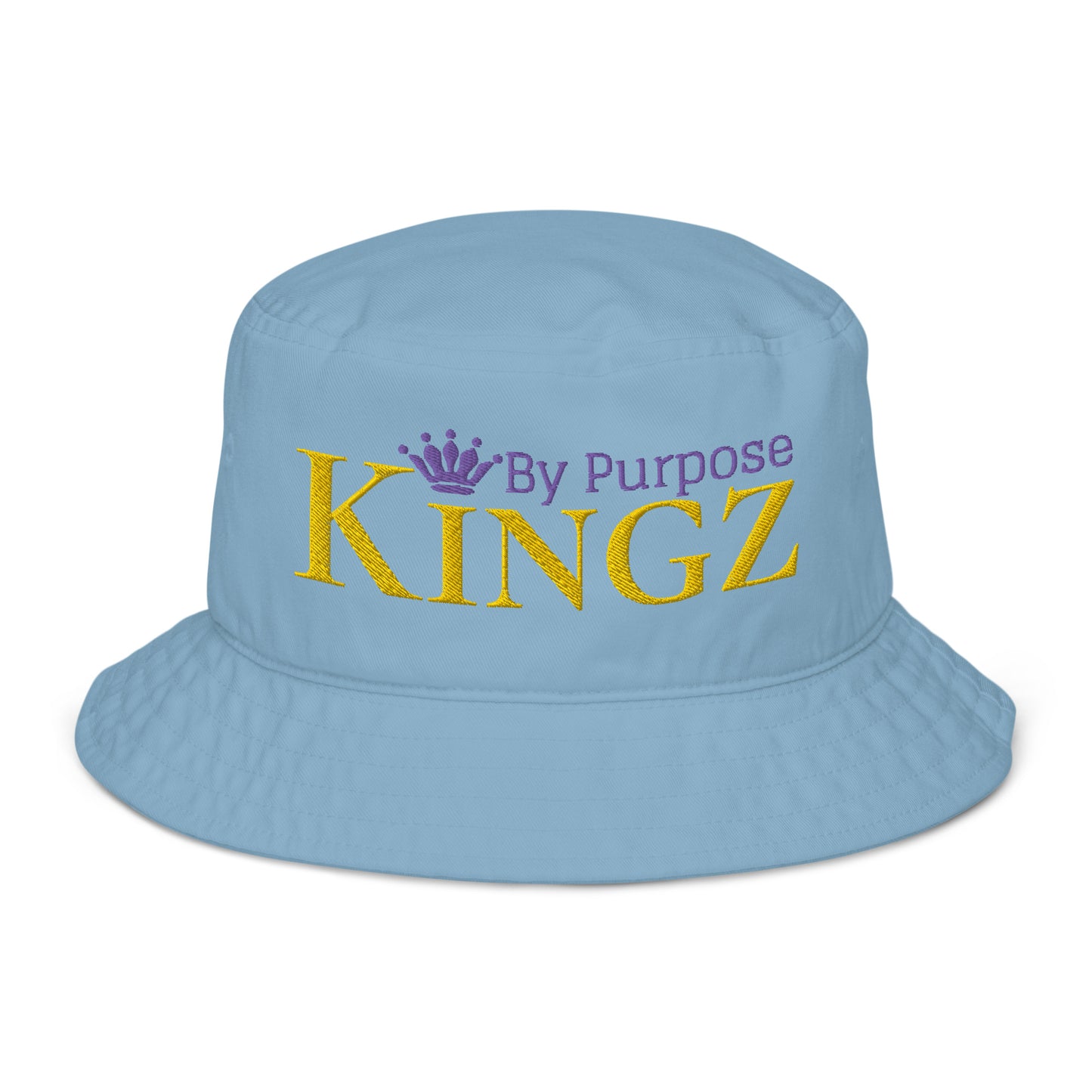 Sombrero de pescador orgánico Kingz By Purpose Royal Combo (dorado/púrpura/púrpura)