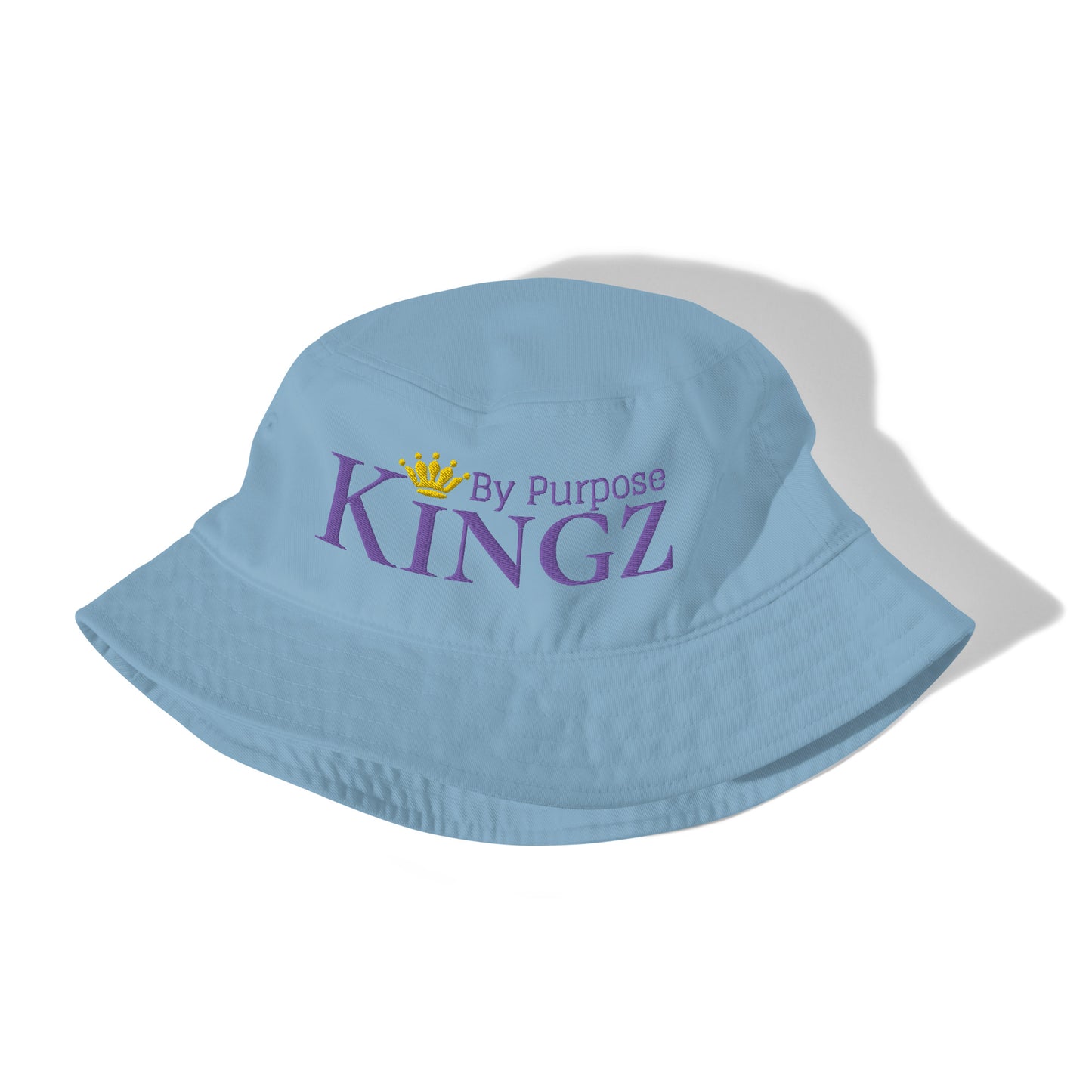 Sombrero de pescador orgánico Kingz By Purpose Royal Combo (púrpura/púrpura/dorado)