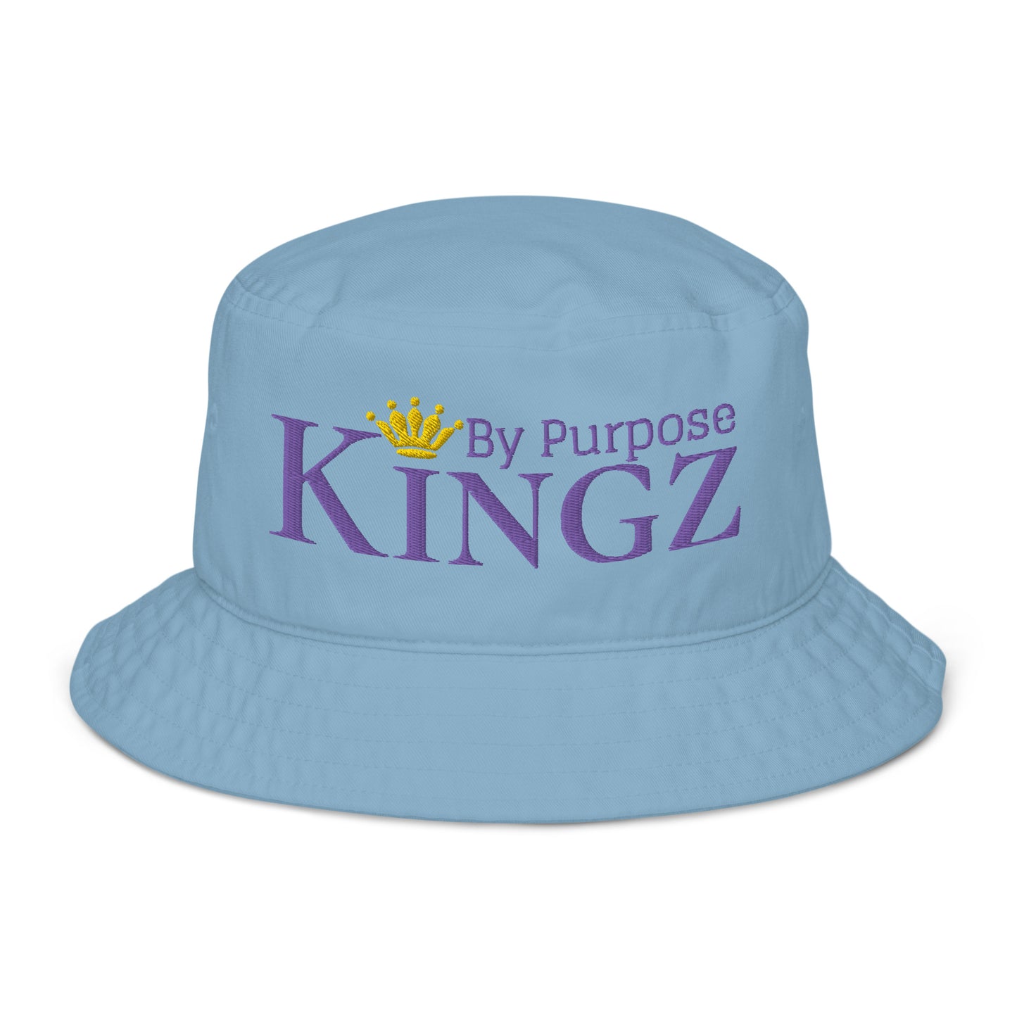 Sombrero de pescador orgánico Kingz By Purpose Royal Combo (púrpura/púrpura/dorado)
