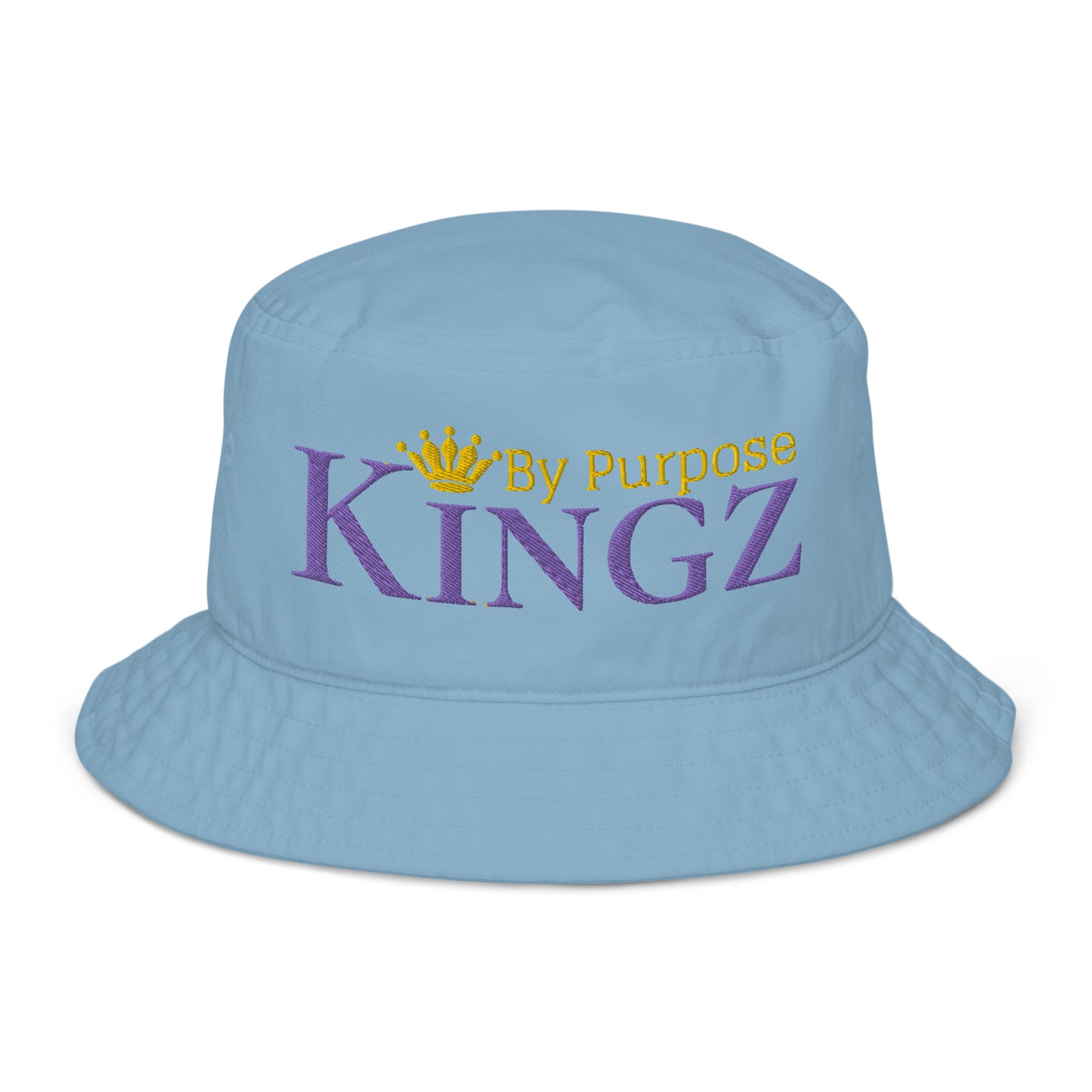 Kingz By Purpose Royal Combo (Purple/Gold/Gold) Organic Bucket Hat