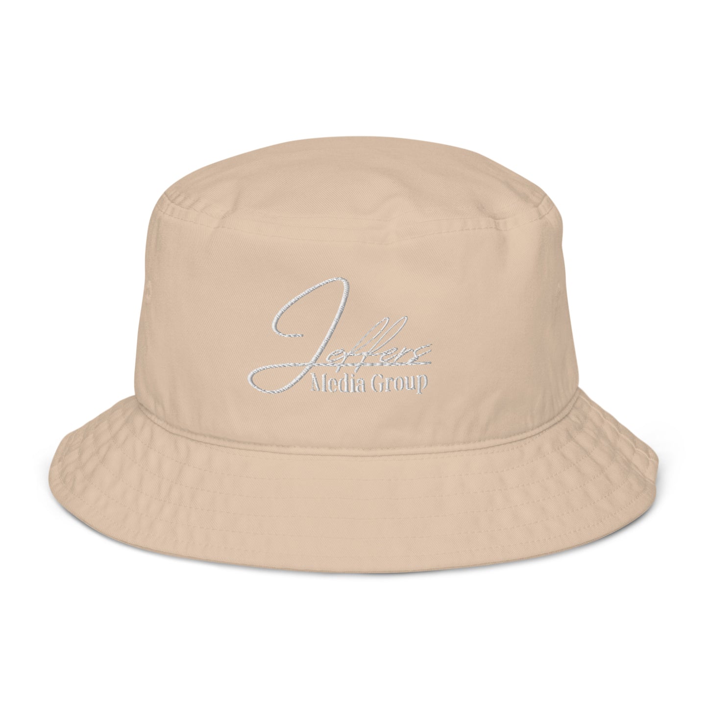 Jeffers Media Group White (Organic Bucket Hat)