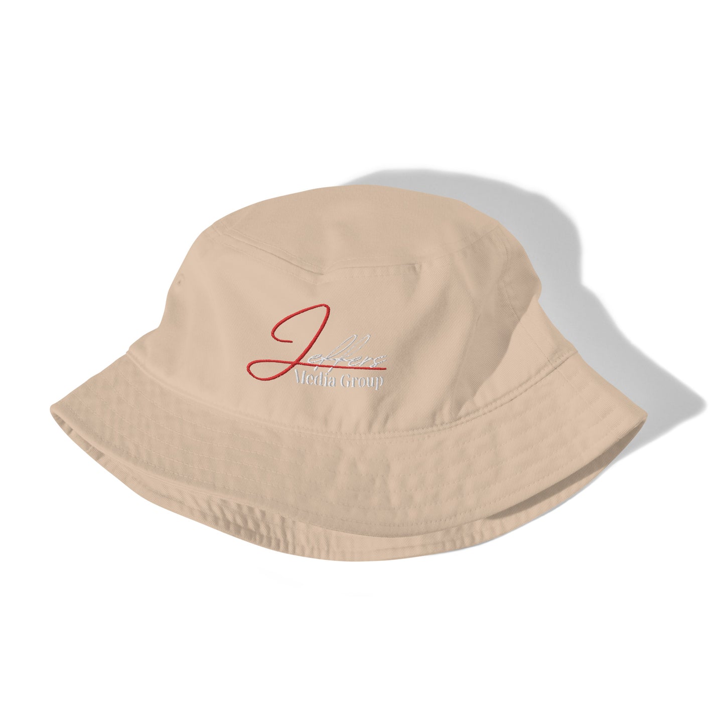 Jeffers Media Group Rojo J/Blanco (Sombrero de pescador orgánico)