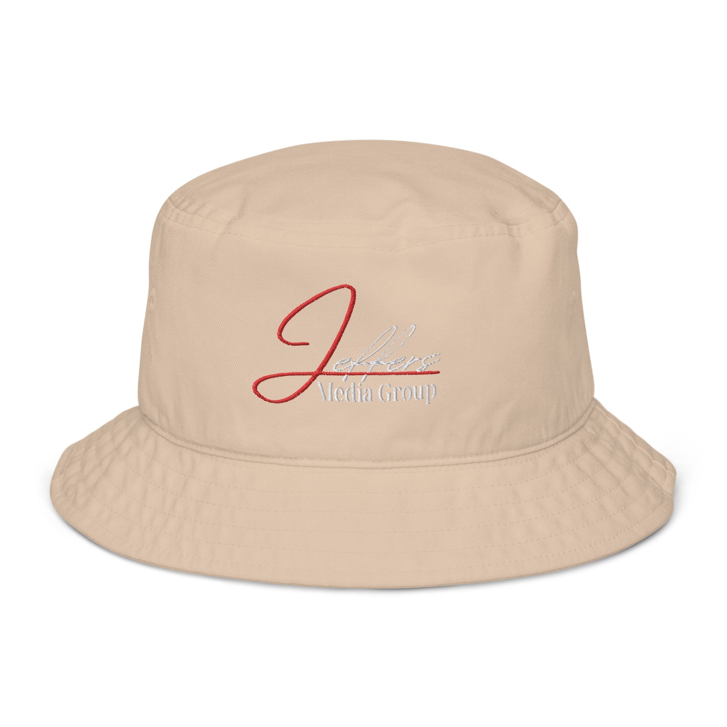 Jeffers Media Group Rojo J/Blanco (Sombrero de pescador orgánico)