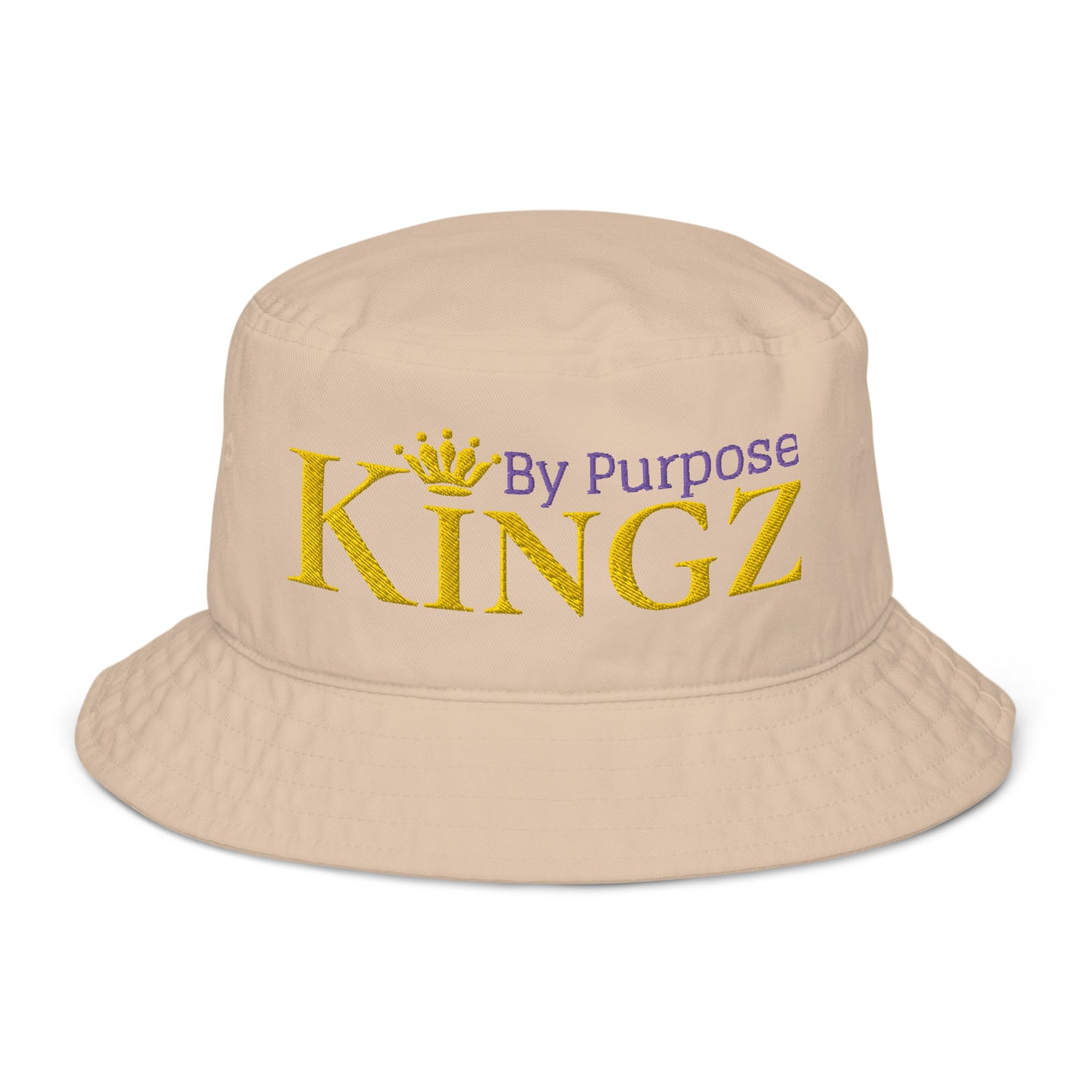 Kingz By Purpose Royal Combo (Gold/Purple/Gold) Organic Bucket Hat