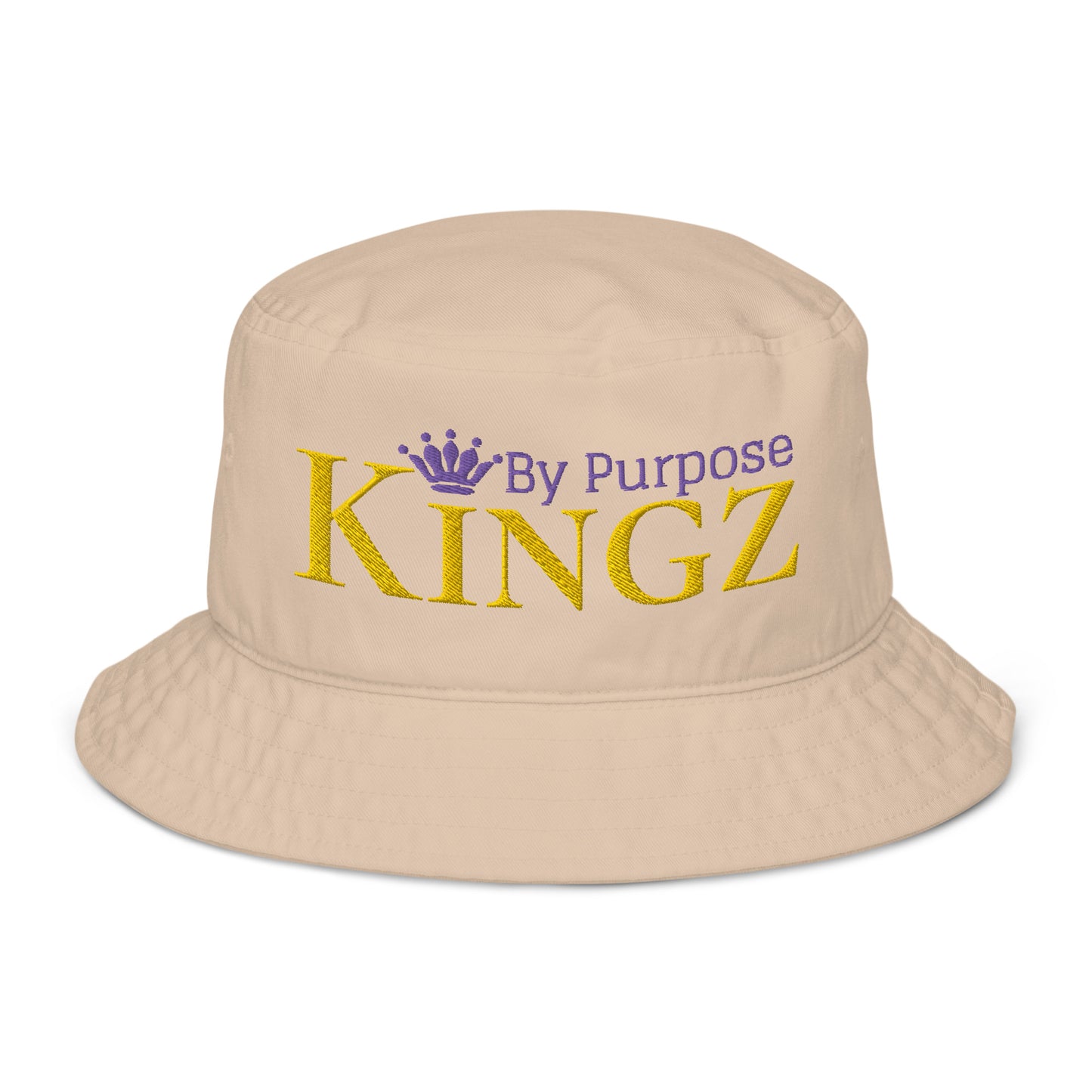 Sombrero de pescador orgánico Kingz By Purpose Royal Combo (dorado/púrpura/púrpura)