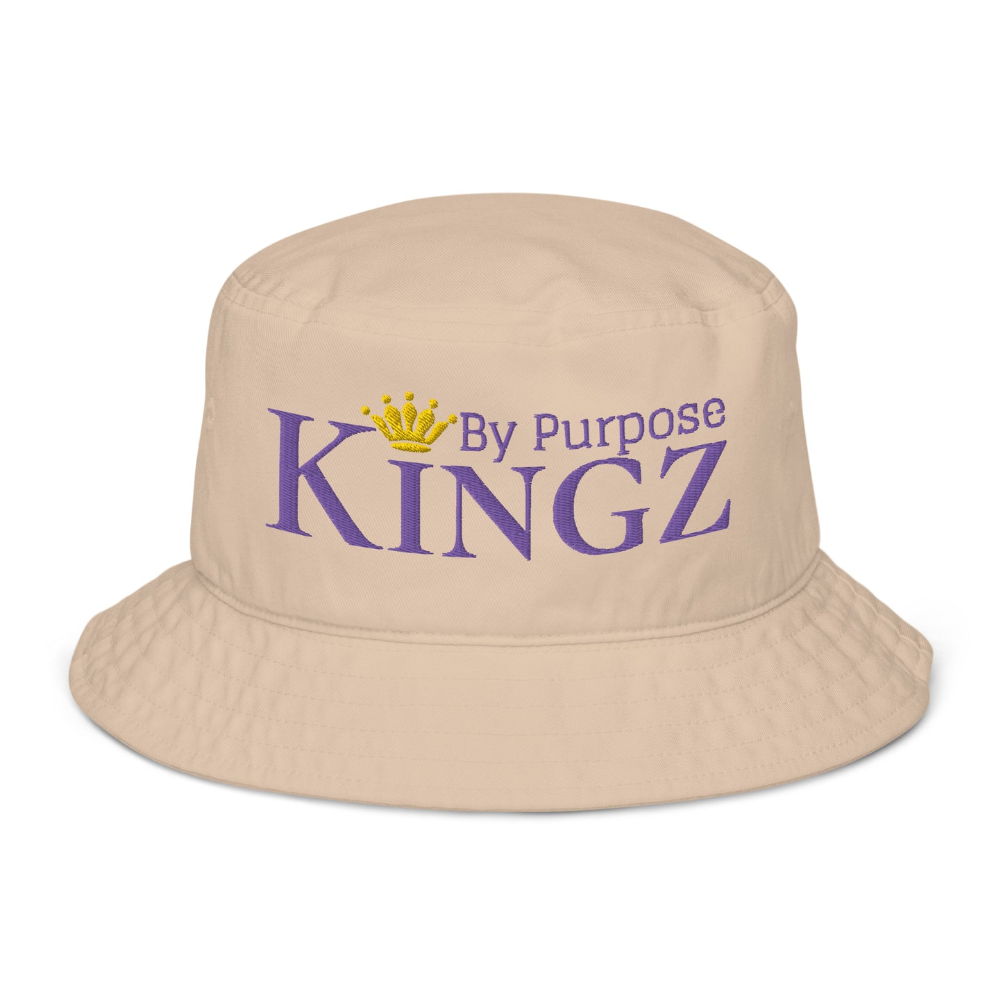 Sombrero de pescador orgánico Kingz By Purpose Royal Combo (púrpura/púrpura/dorado)