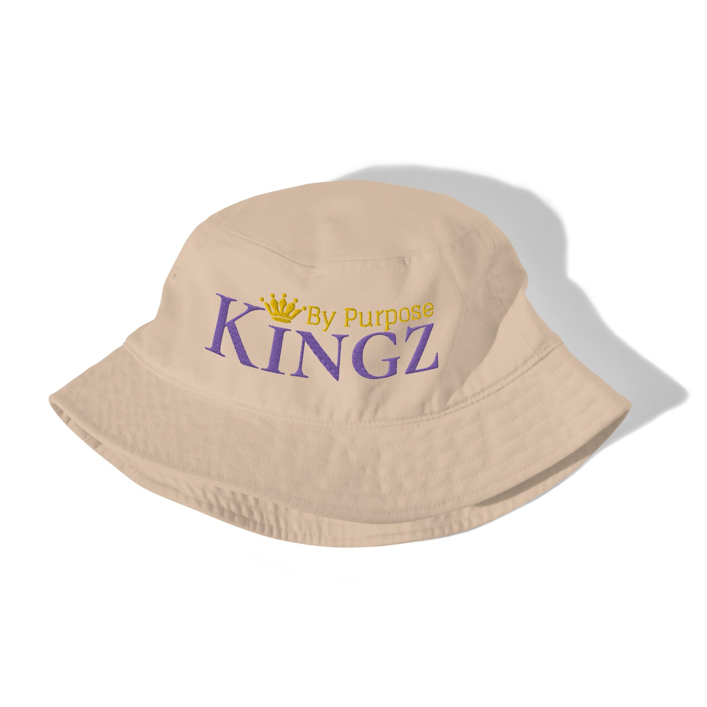 Kingz By Purpose Royal Combo (Purple/Gold/Gold) Organic Bucket Hat