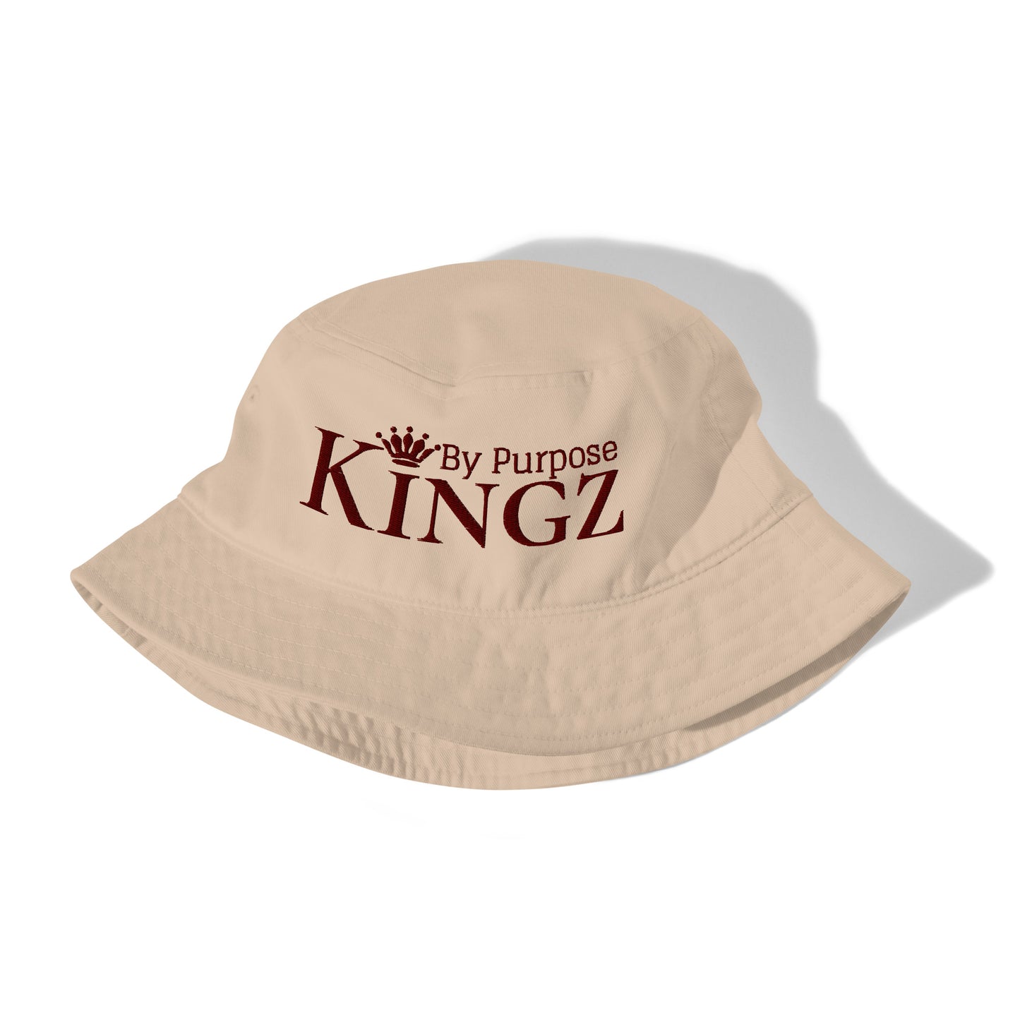 Kingz By Purpose Maroon Organic Bucket Hat