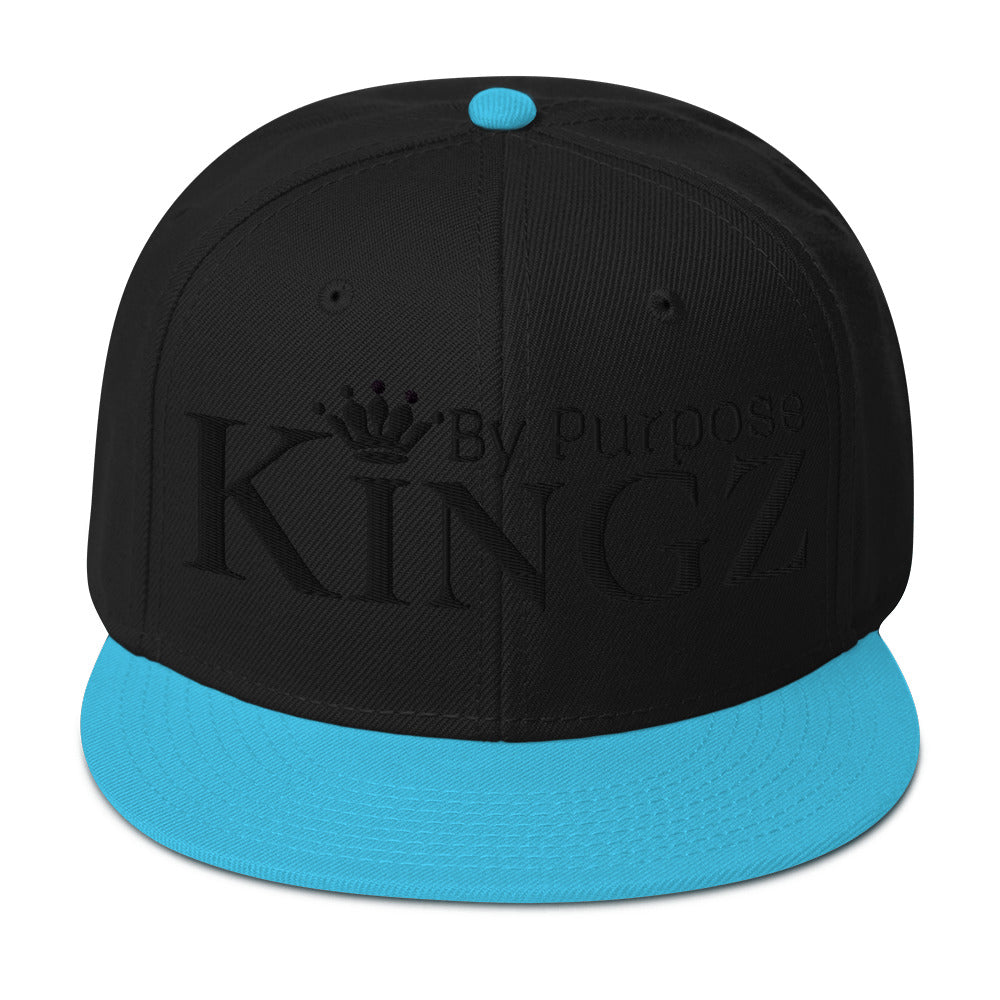 Snapback-Kappe „Kingz By Purpose“ in Schwarz